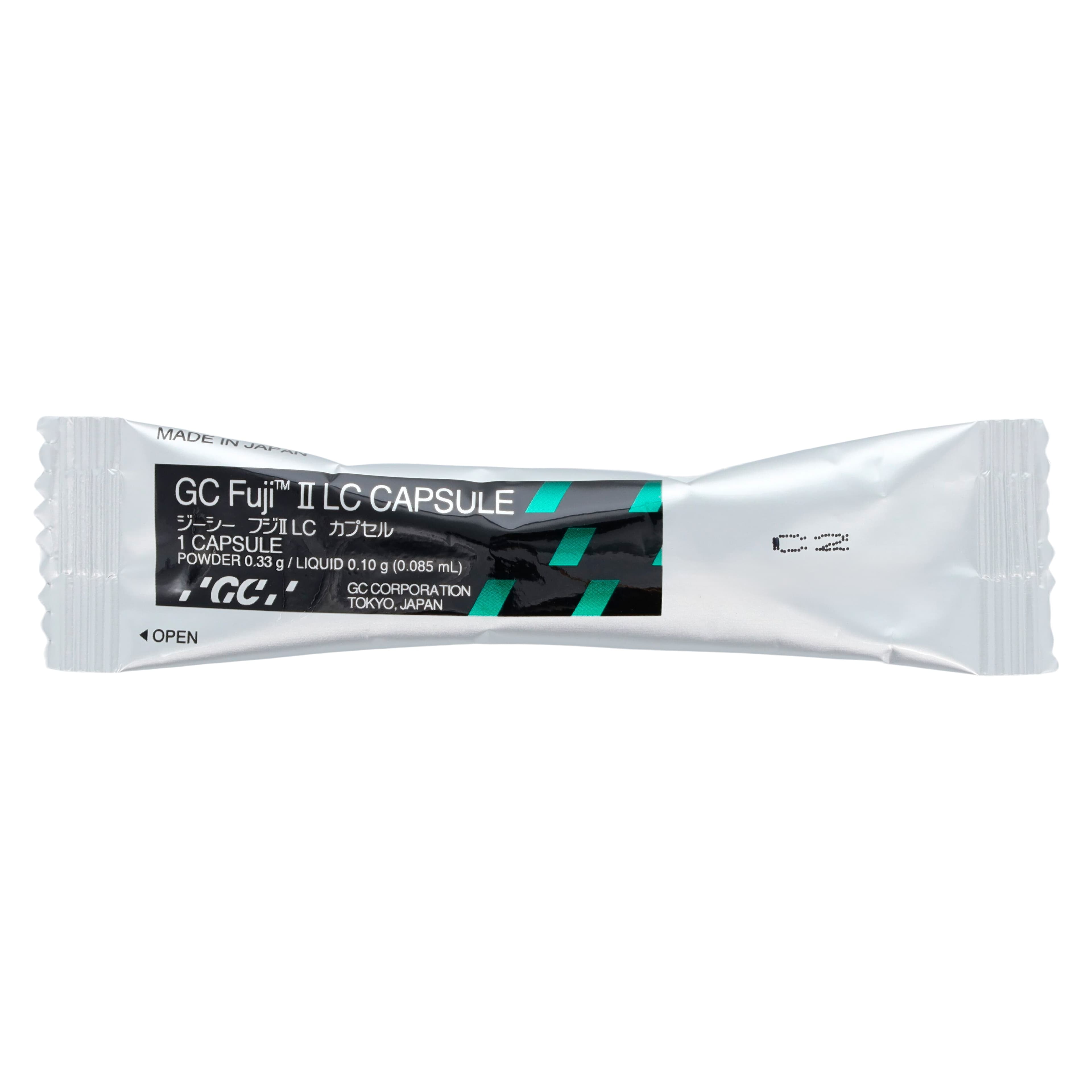 GC Fuji II LC Light-Cured Resin-Reinforced Glass Ionomer Restorative Capsules, Shade C2, 0.10 mL, 48/Box, 425009 thumbnail 2