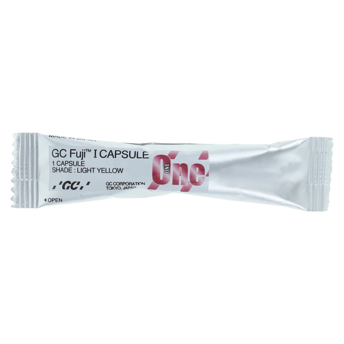 GC Fuji I Glass Ionomer Luting Cement Capsules, Light Yellow, 48/Pk, 425095 thumbnail 3