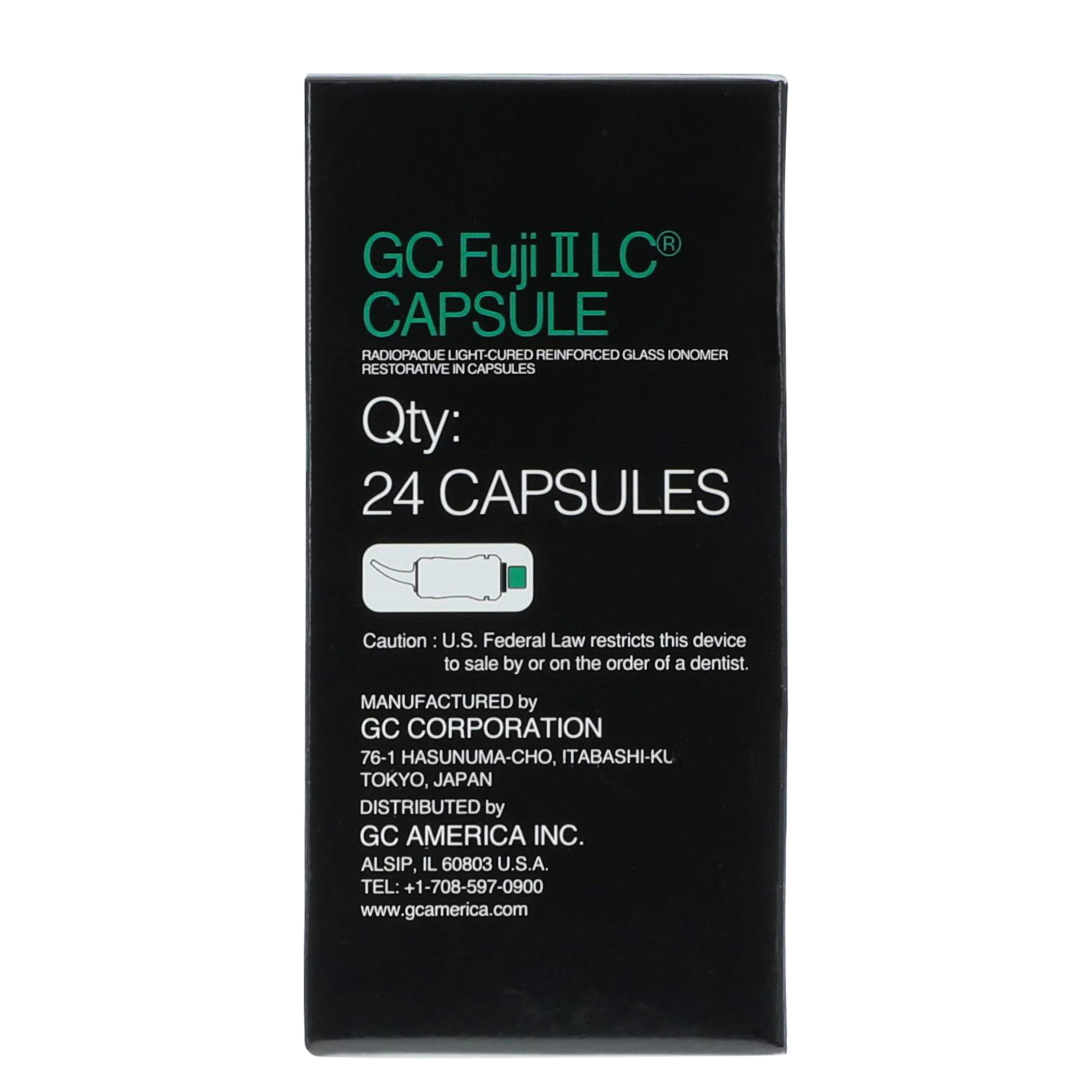GC Fuji II LC Light-Cured Resin-Reinforced Glass Ionomer Restorative Capsules, Light Shade Assortment, 24/Box, 425015 thumbnail 7