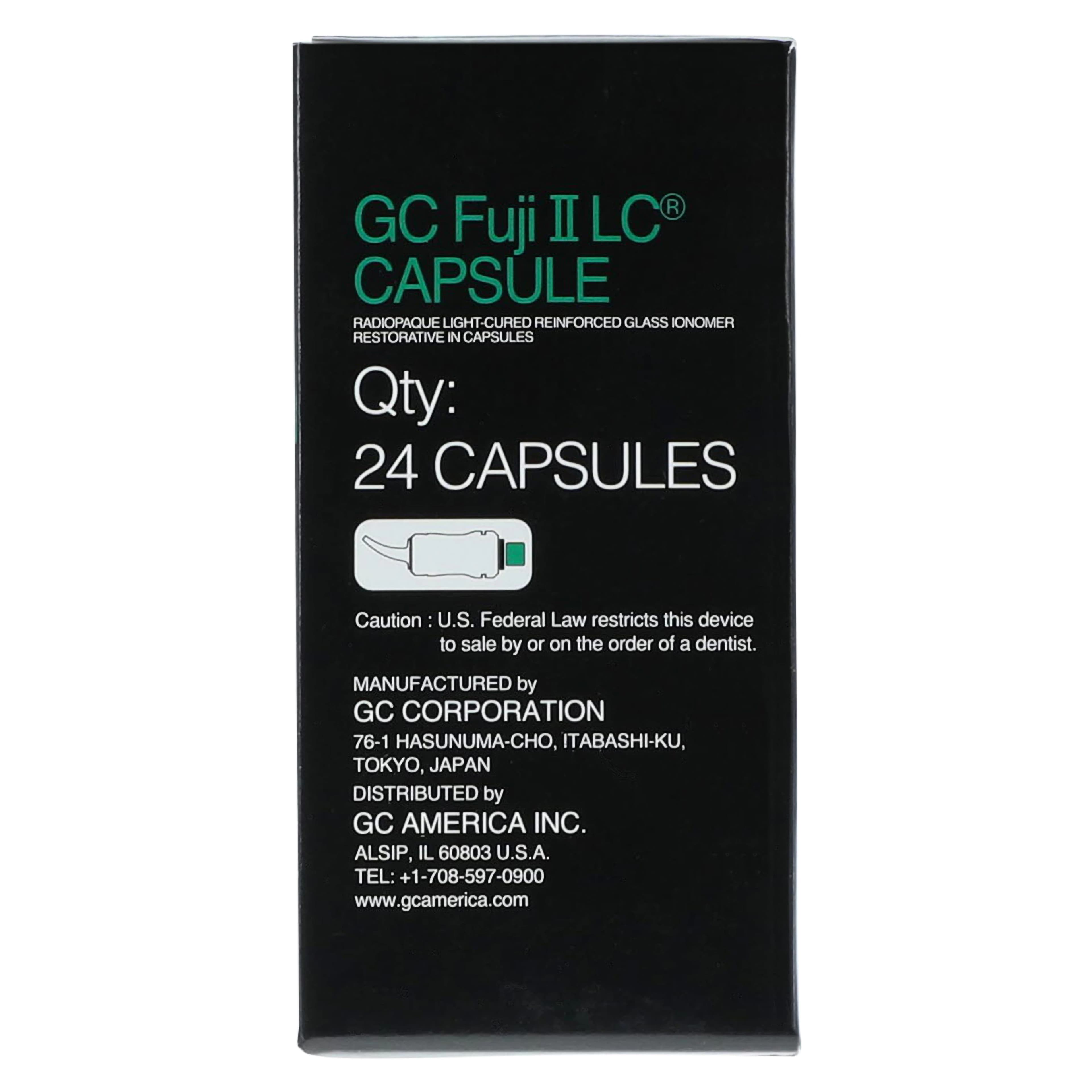 GC Fuji II LC Light-Cure Resin-Reinforced Glass Ionomer Restorative Capsules, Dark Shade Assortment (A3.5, A4, B3, B4, C4), 24/Pk, 425020 thumbnail 6