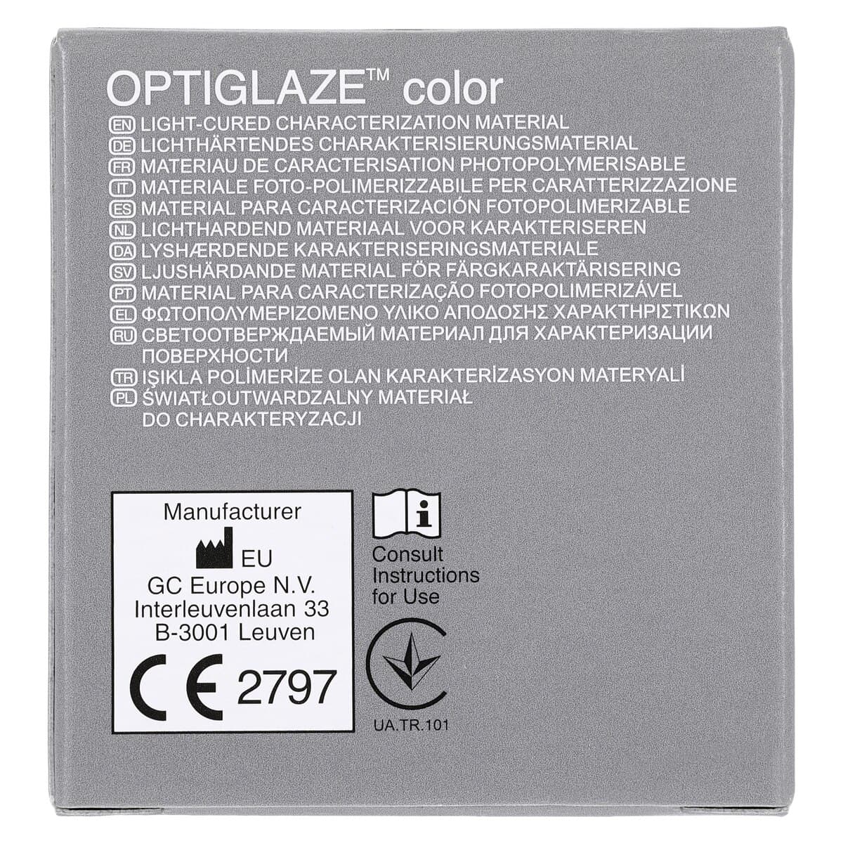 GC America OptiGlaze Color Light-Cured Characterization Coating, Red Brown, 2.6 mL Bottle, 8417 thumbnail 5