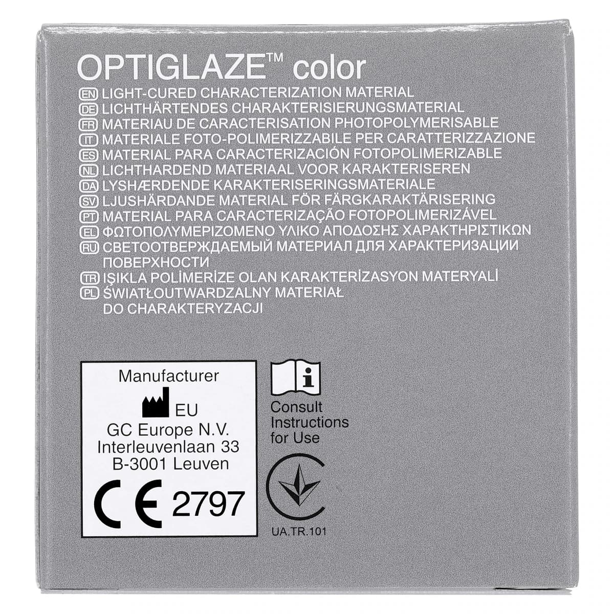 GC America OptiGlaze Color Blue, Light-Cured Nano-Filled Characterization Coating, 2.6 mL Bottle, #8420 thumbnail 5
