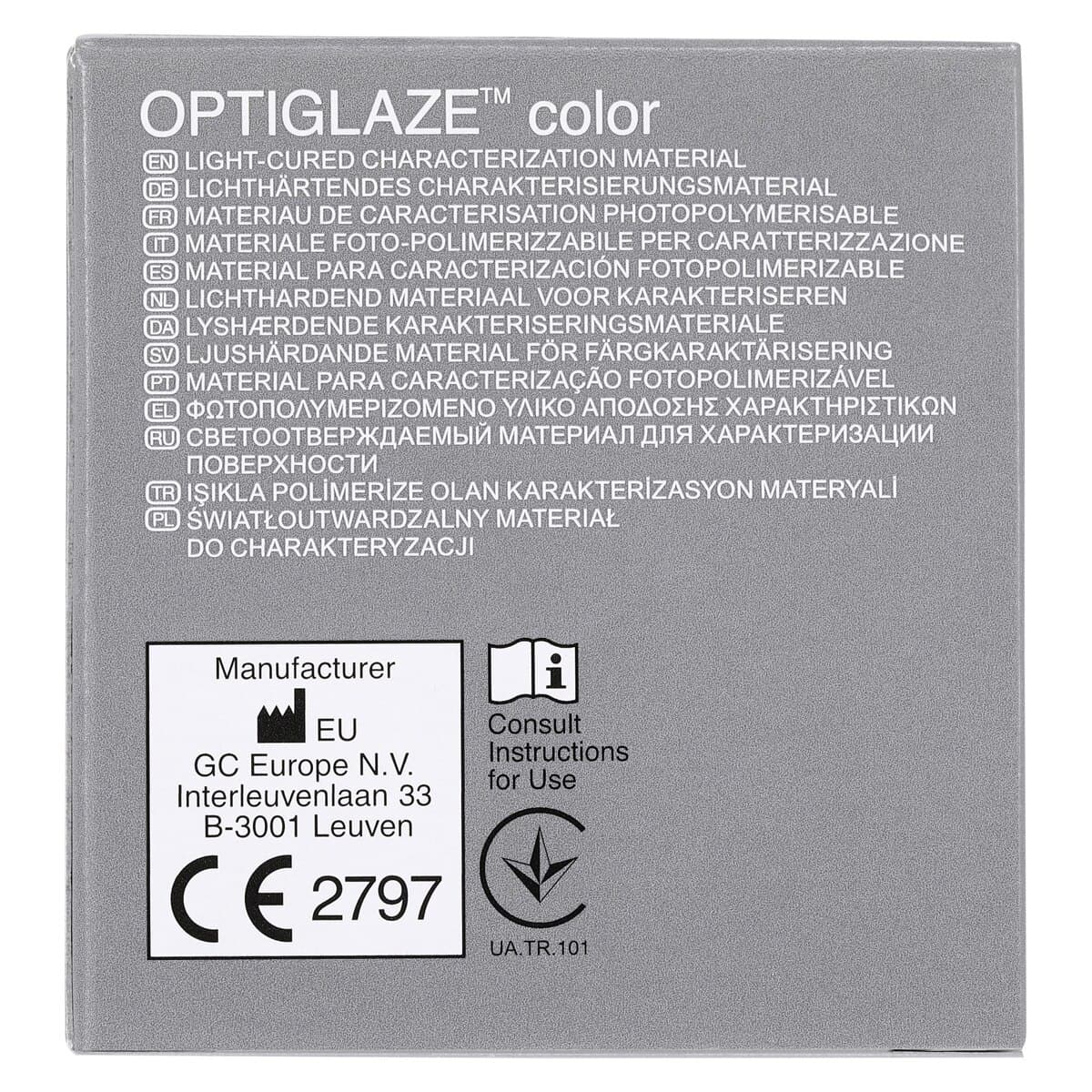 GC America OptiGlaze Color Light-Cured Characterization Coating, Ivory White, 2.6 mL Bottle, 8413 thumbnail 5