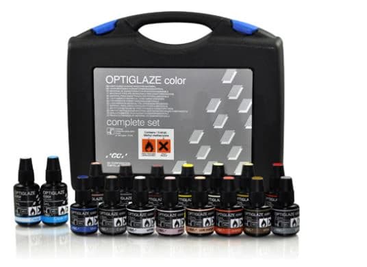 GC America OptiGlaze Color White, Light-Cured Nano-Filled Characterization Coating, 2.6 mL Bottle, #8412 thumbnail 2