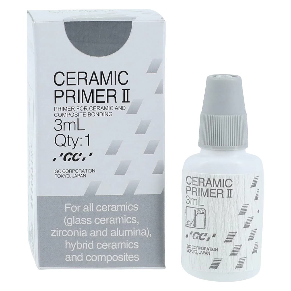 GC Ceramic Primer II Ceramic & Composite Priming Agent, 3 mL Bottle, 008551 thumbnail 2