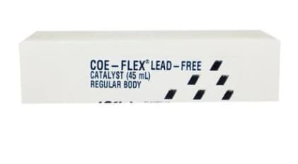 Coe-Flex Lead-Free Polysulfide Impression Material, Catalyst Only, Regular Body, Regular Set, 45 ml Tube, 131302 - Coe-Flex Polysulfide Impression Material, Catalyst, Medium Body, Regular Type, Regular Set, 45 ml, 1/Pk - Image 1