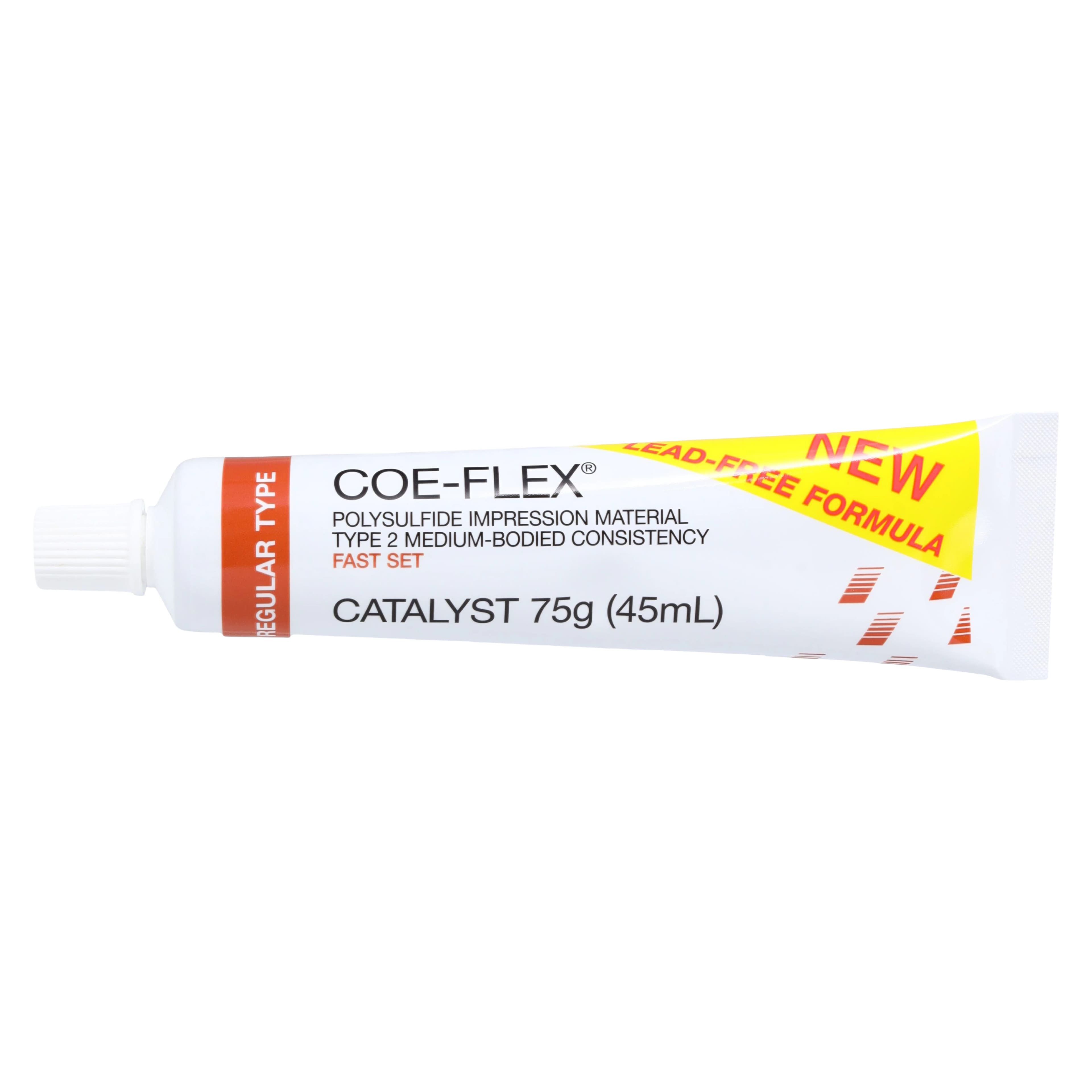 Coe-Flex Lead-Free Polysulfide Impression Material, Regular Body (Medium), Fast Set, Standard Package, 90 mL Base / 45 mL Catalyst / 15 mL Adhesive, 131005 thumbnail 3