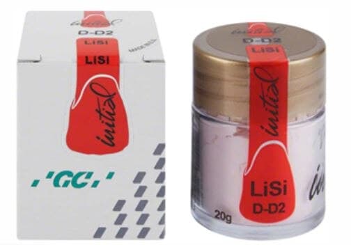 GC Initial LiSi Dentin Veneering Ceramic, D-D2 Shade, 20 g thumbnail 2
