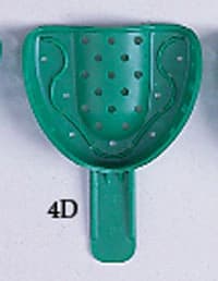 COE Spacer Disposable Perforated Impression Trays, #4D Medium Upper, Full Arch, Green, 12/Bag, 250412 - Coe Disposable Perforated Spacer Trays, # 4D, Medium Upper, 12/Pk - Image 1