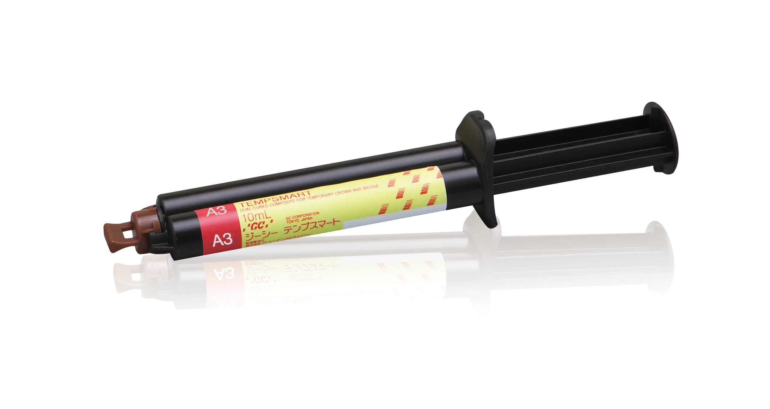 Tempsmart™ Temporary Crown and Bridge Material, Shade A3, 10 mL Syringe, 009400 - Tempsmart™ Temporary Crown and Bridge Material A3 10mL - Image 1