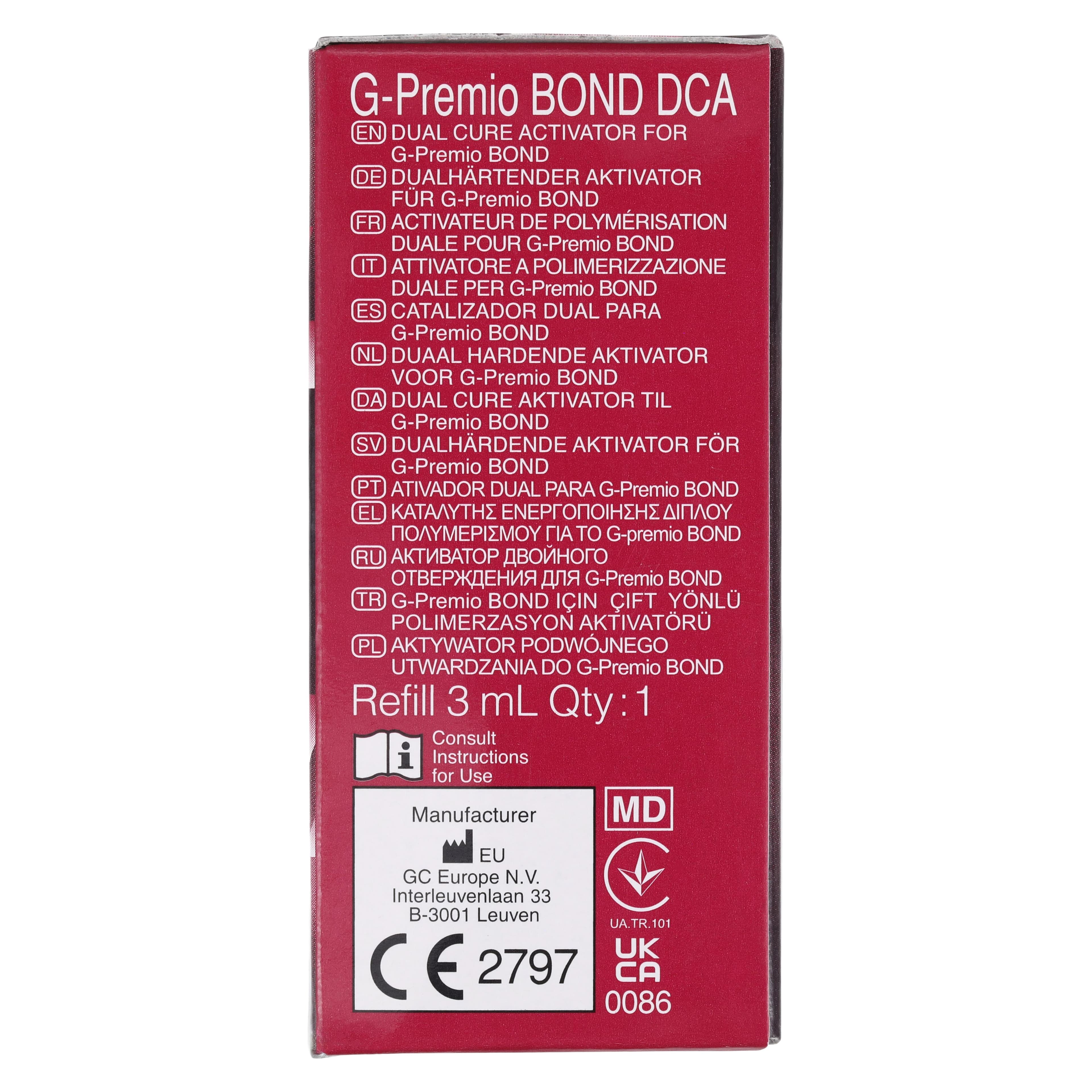 G-Premio BOND DCA (Dual Cure Activator), 3 mL Bottle, Refill, 009552 thumbnail 5