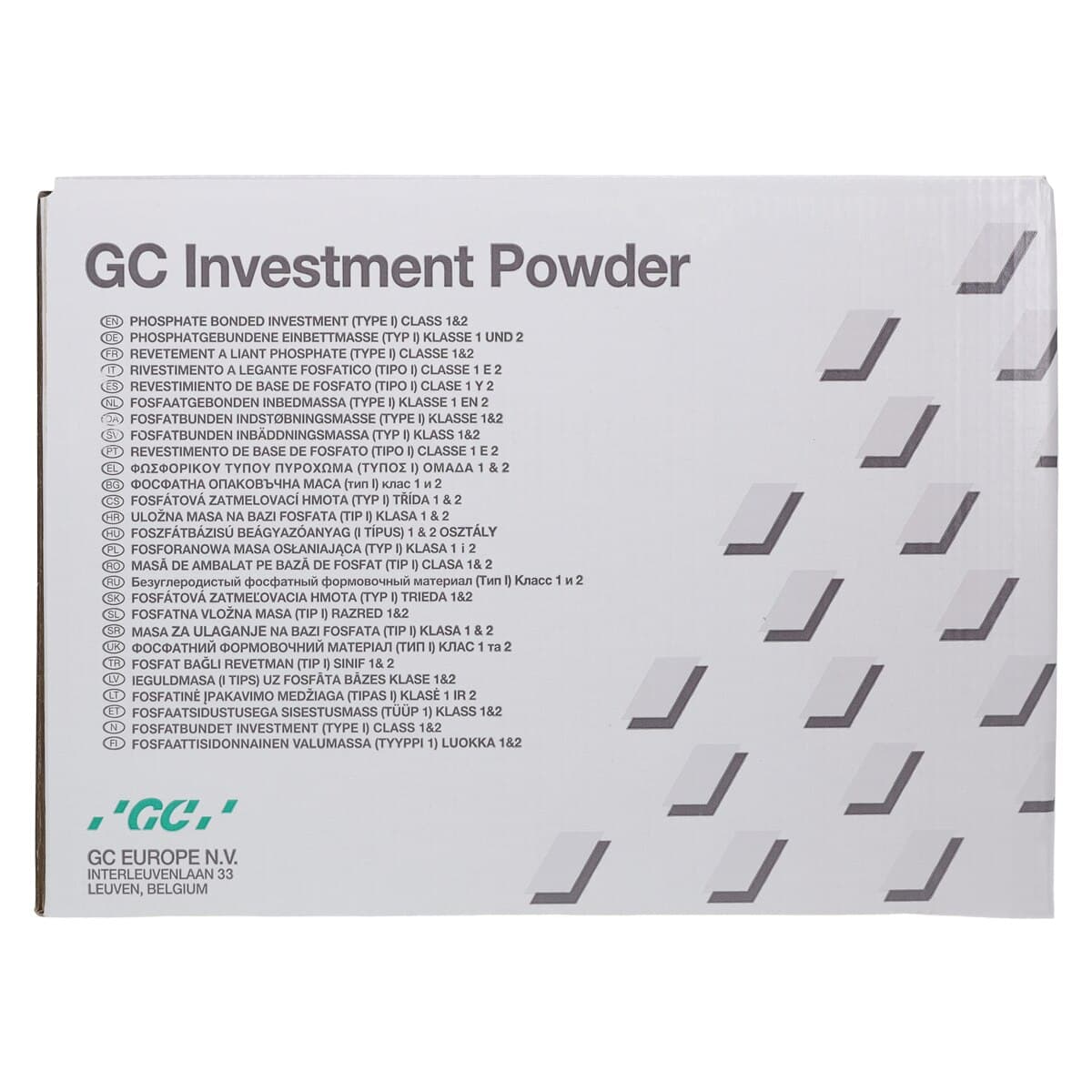 GC LiSi PressVest Phosphate Bonded Investment Powder, 100 g, 60/Pk, 901424 thumbnail 2