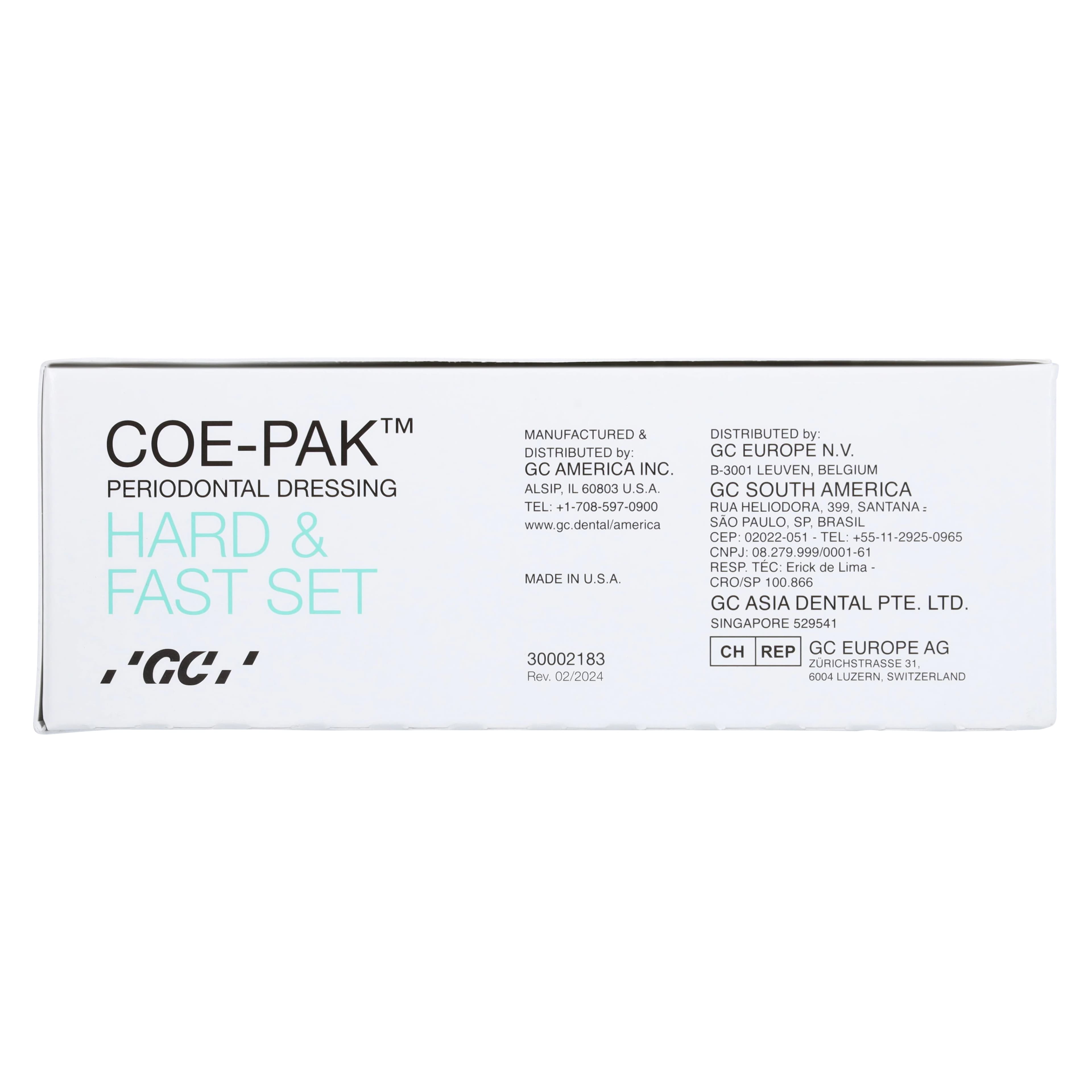 Coe-Pak Periodontal Dressing, Hard and Fast Set, Standard Package, 90 g Base & 90 g Catalyst, 135301 thumbnail 6