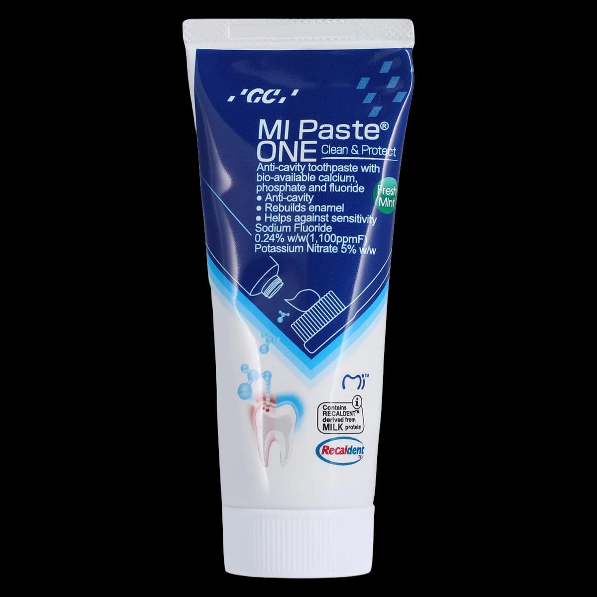 MI Paste ONE Anti-Cavity Toothpaste, Fresh Mint, 46 g Tube, 10/Box, 437000 thumbnail 3