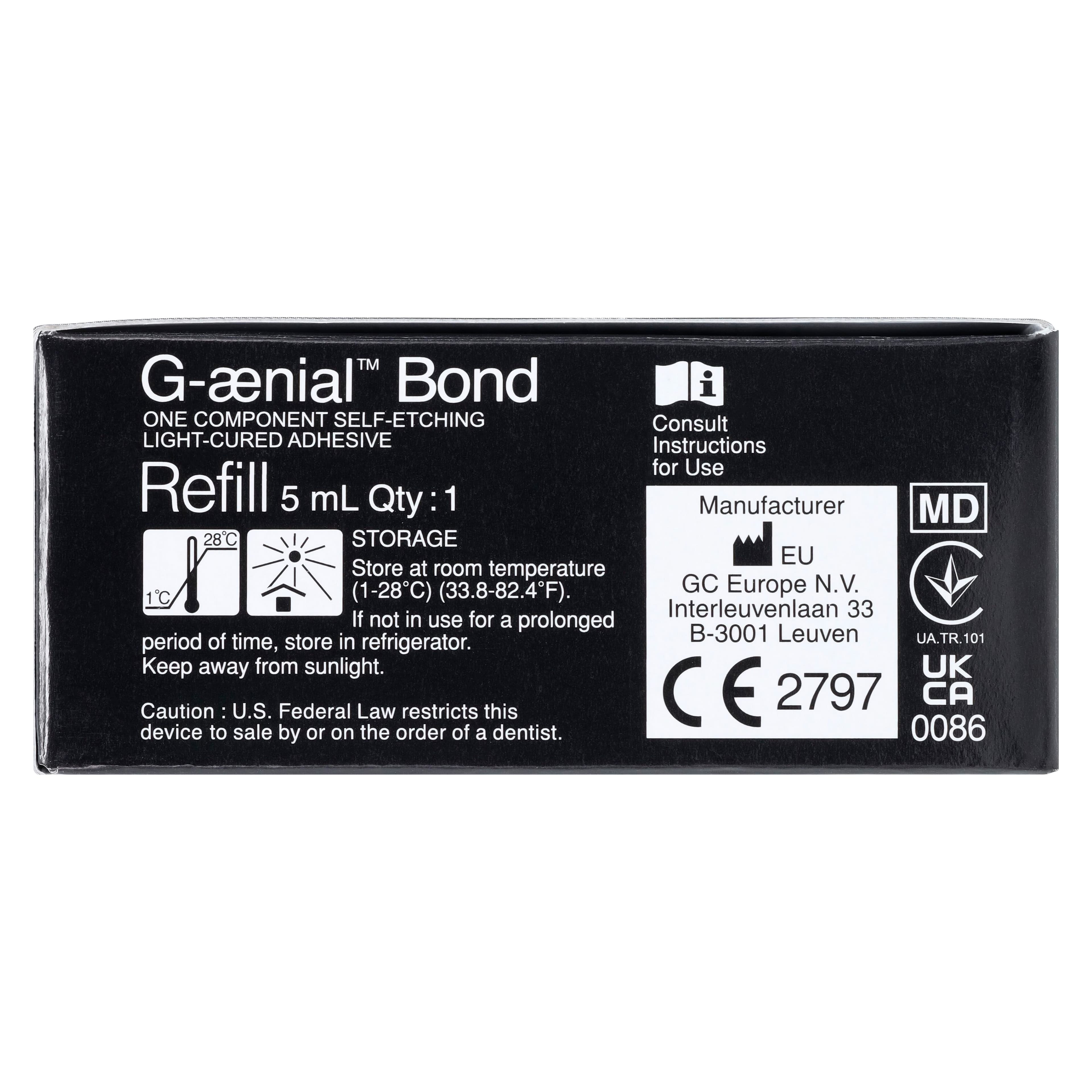G-ænial Bond Self-Etch 7th Generation Bonding Agent, Light-Cure, HEMA-Free, 5 ml Bottle Refill, 011947 thumbnail 4