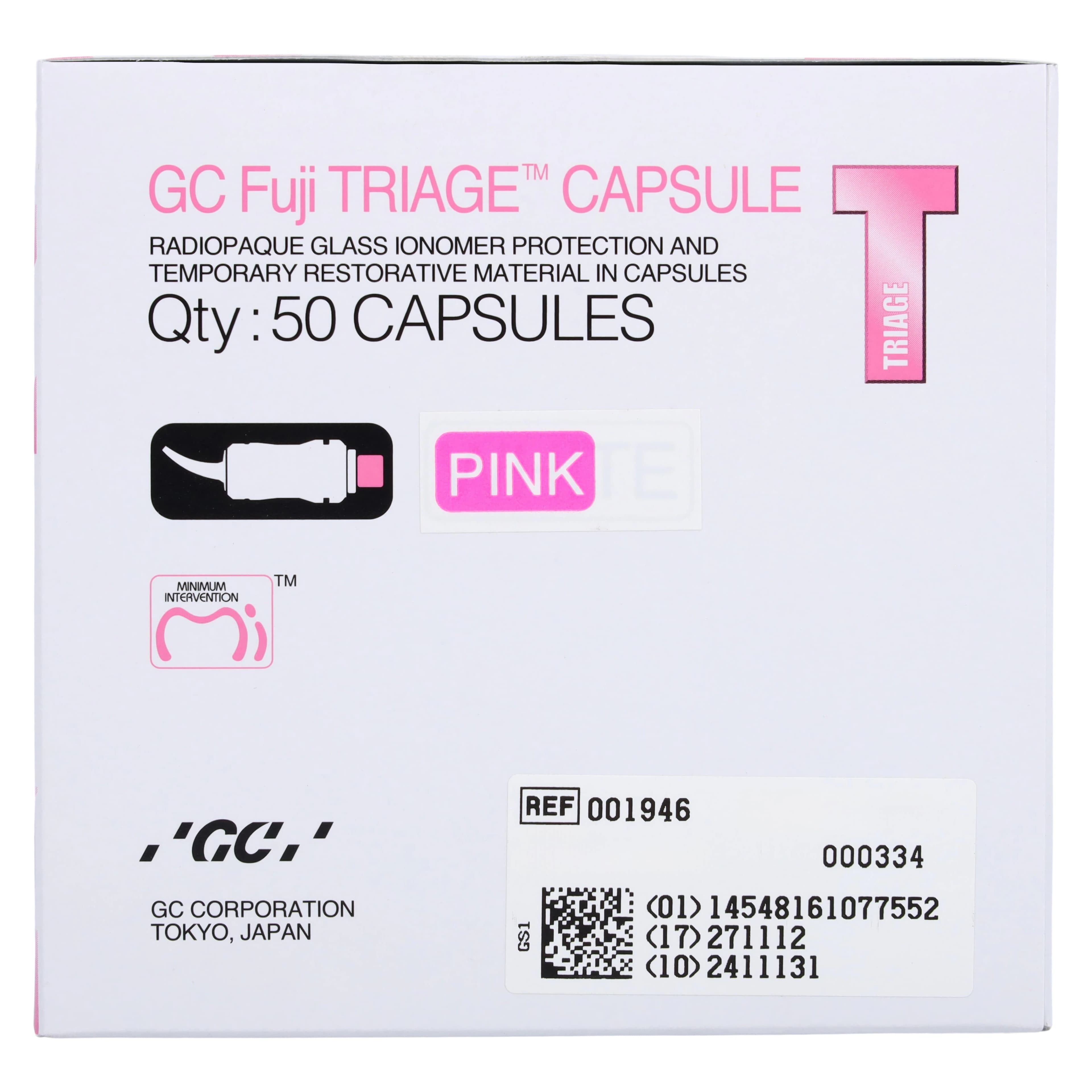 GC Fuji TRIAGE Glass Ionomer Sealant & Surface Protectant Capsules, Pink, 0.13 ml, 50/Box, 001946 thumbnail 5