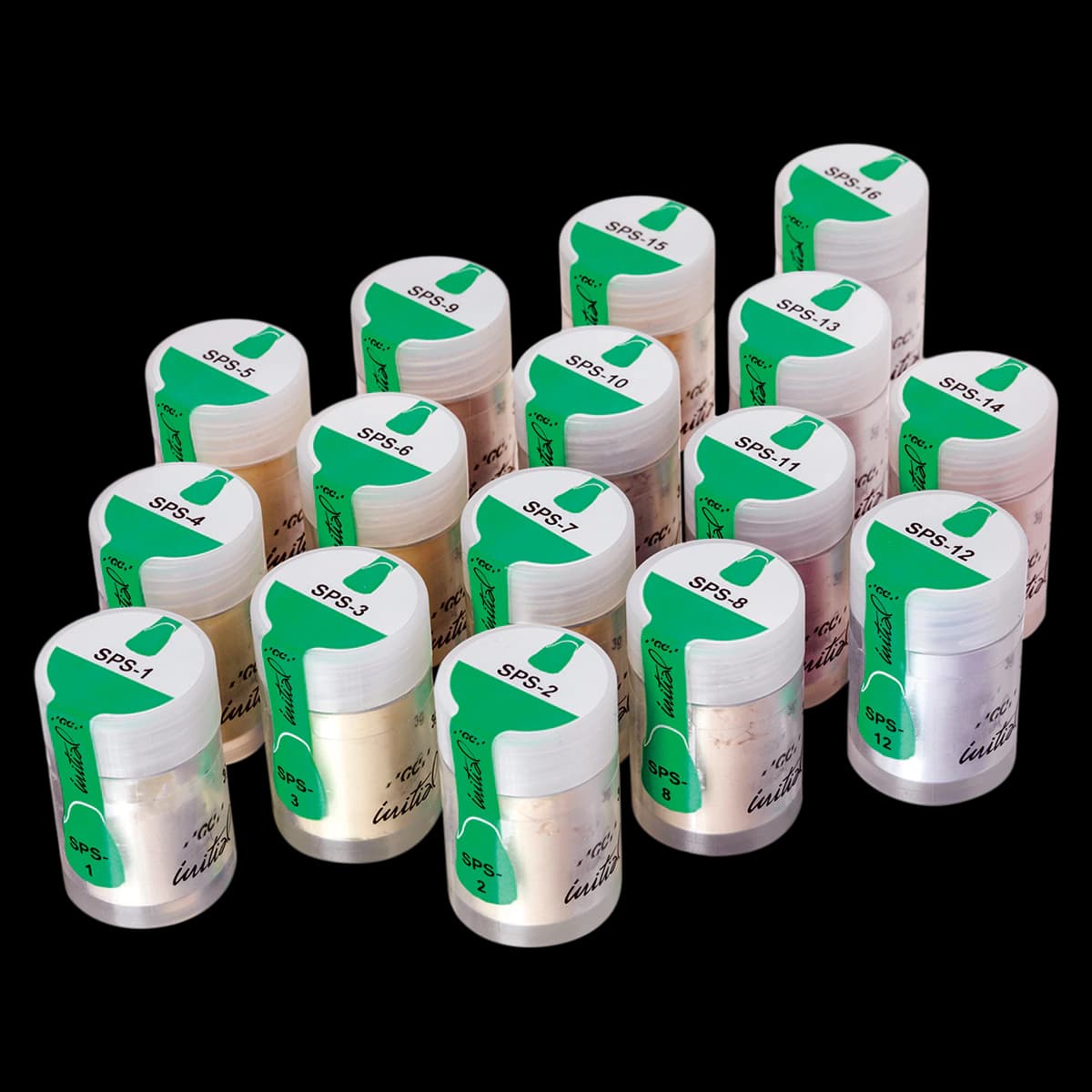 GC Initial Spectrum Stain SPS-15, Universal Ceramic Stain Powder, 3 g Jar - GC Initial Spectrum Stain SPS-15 3g Jar - Image 1