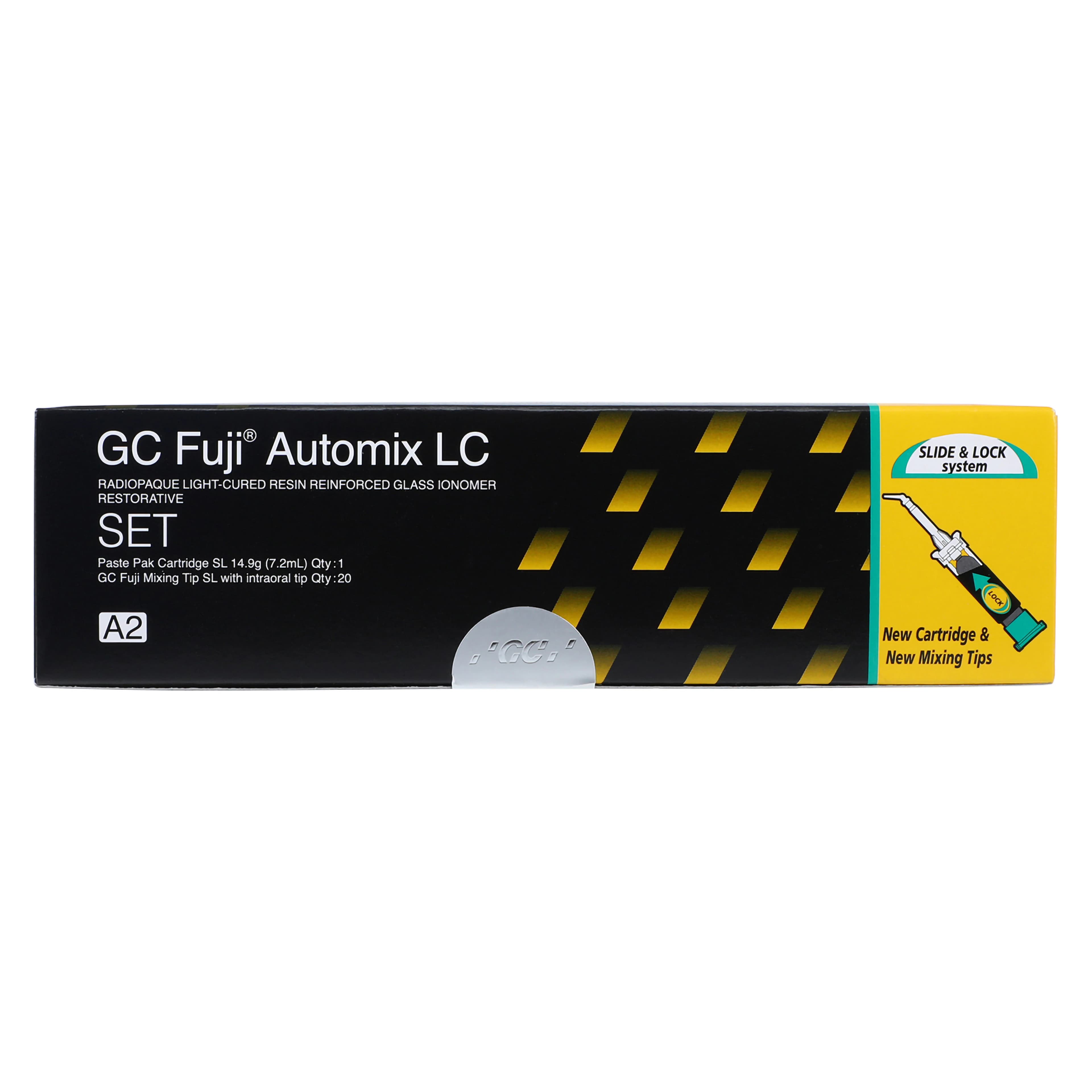 GC Fuji Automix LC Resin-Reinforced Glass Ionomer Restorative Set, Shade A2, 14.9 g Cartridge with 20 Automix Tips, 012713 thumbnail 7