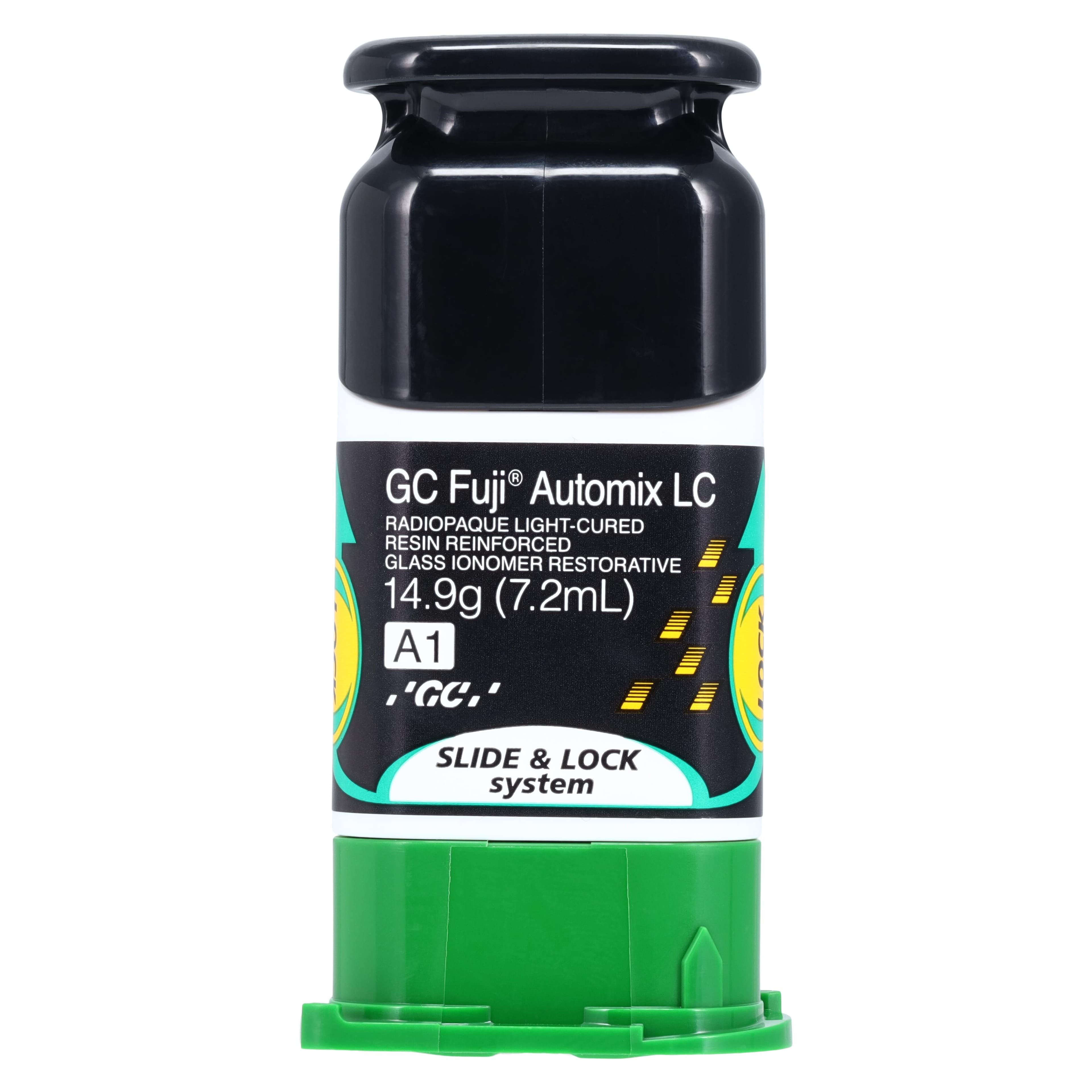 GC Fuji Automix LC Resin-Reinforced Glass Ionomer Restorative Starter Kit, Shade A1, 14.9 g Cartridge, 444001 thumbnail 2
