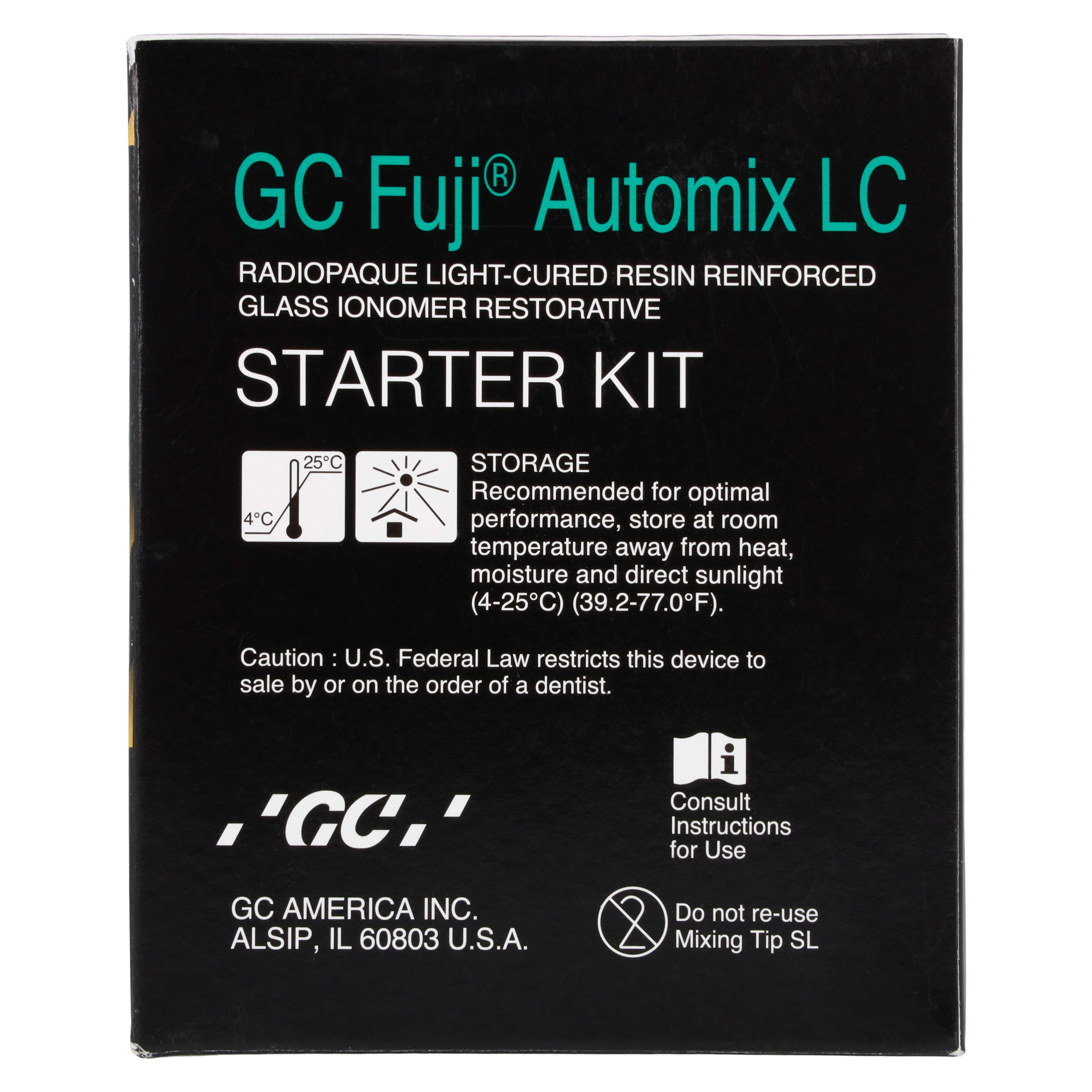 GC Fuji Automix LC Resin-Reinforced Glass Ionomer Restorative Starter Kit, Shade A2, 14.9 g Cartridge, 444002 thumbnail 6