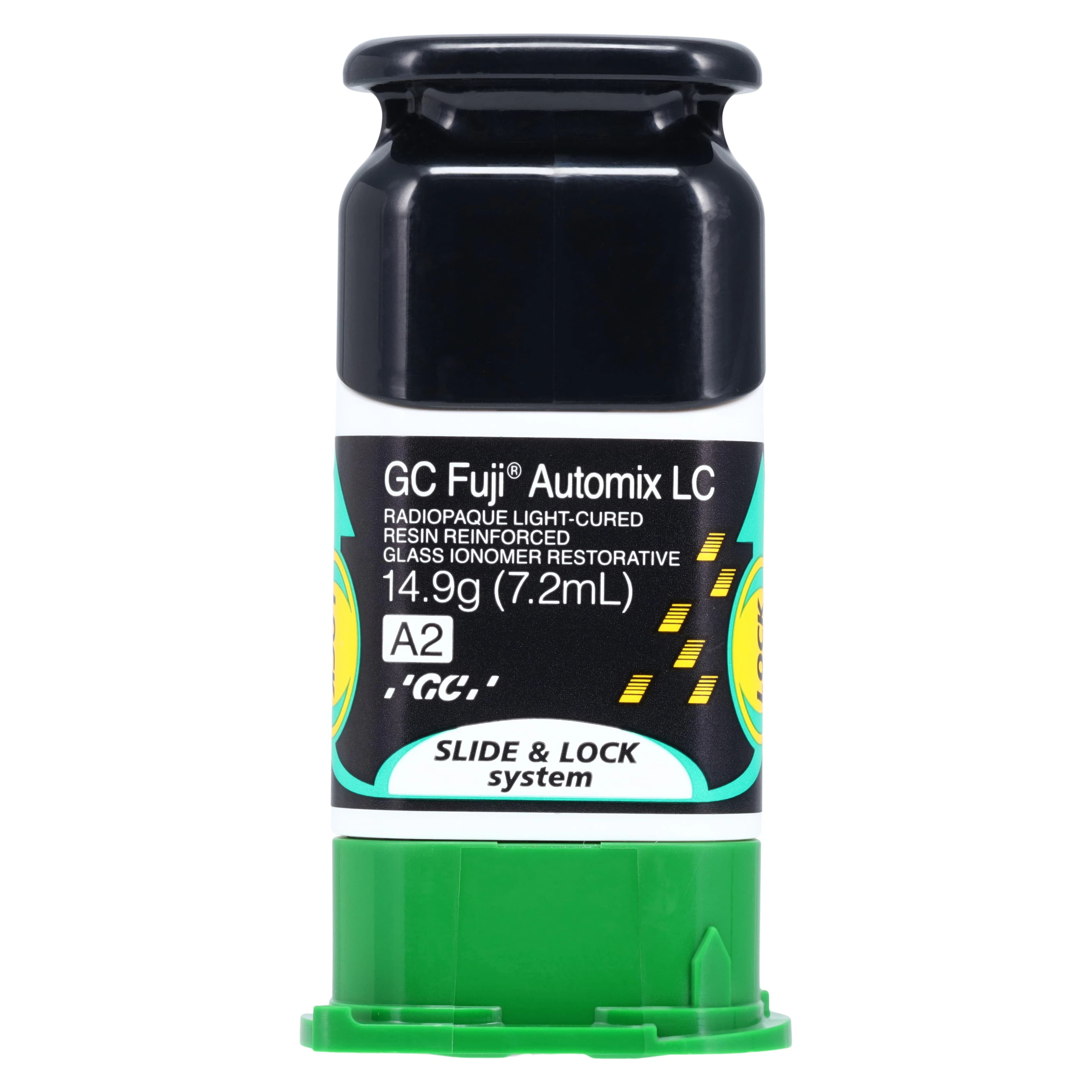 GC Fuji Automix LC Resin-Reinforced Glass Ionomer Restorative Starter Kit, Shade A2, 14.9 g Cartridge, 444002 thumbnail 2