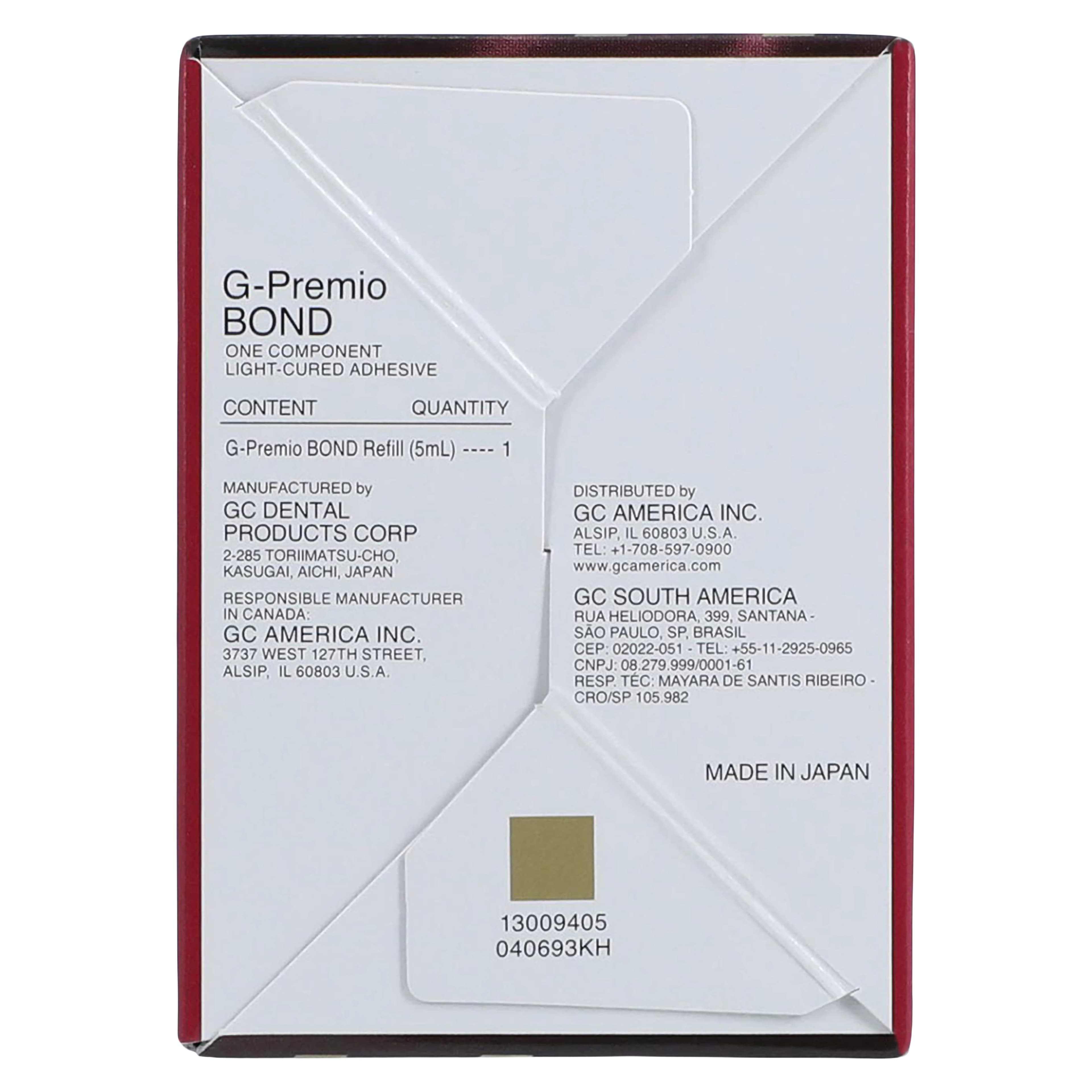 G-Premio BOND Universal Bonding Agent, Bottle Refill, 5 mL, 012696 thumbnail 6