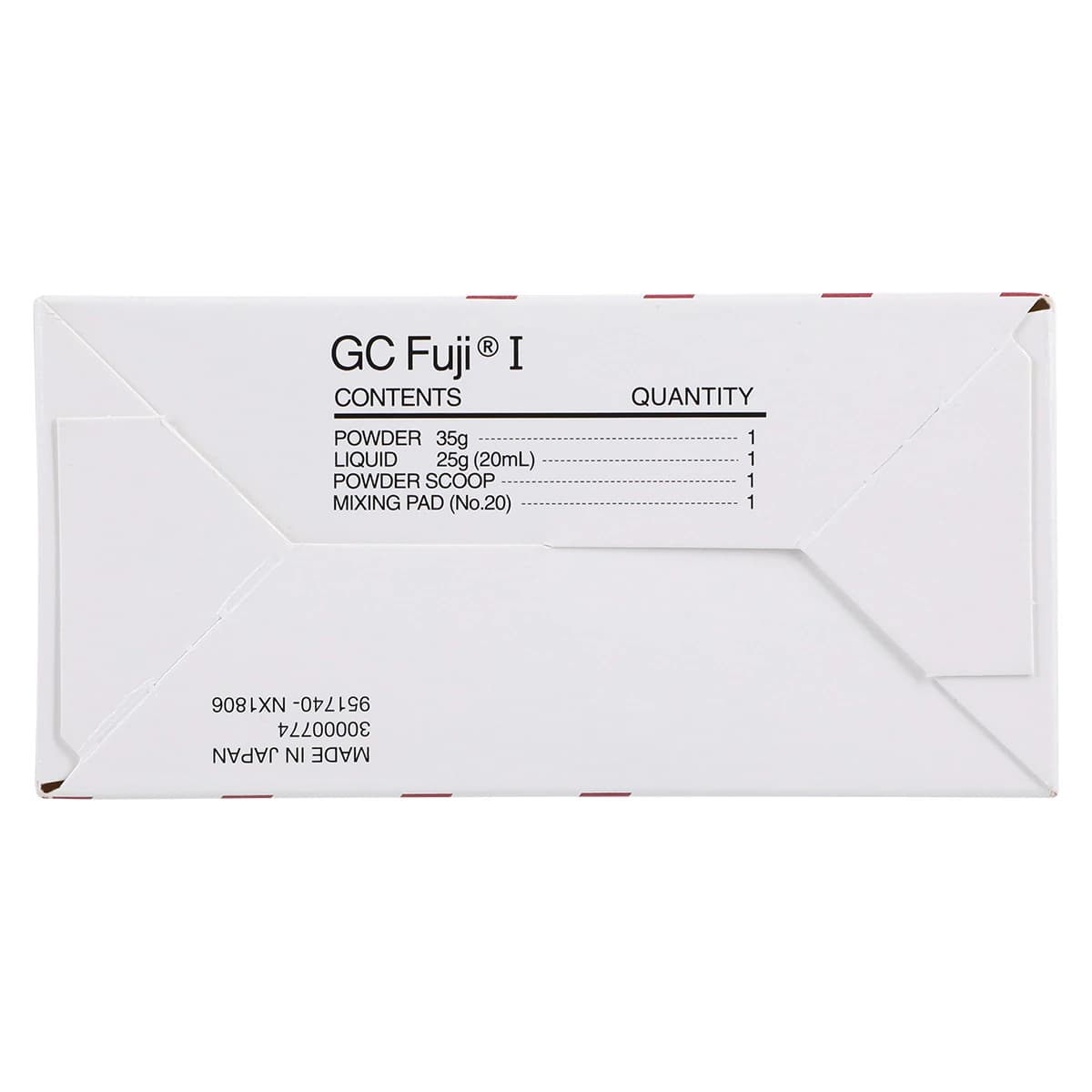 GC Fuji I Glass Ionomer Luting Cement, 1:1 Complete Kit, Light Yellow, 35 g Powder / 20-25 ml Liquid, 901007 thumbnail 7