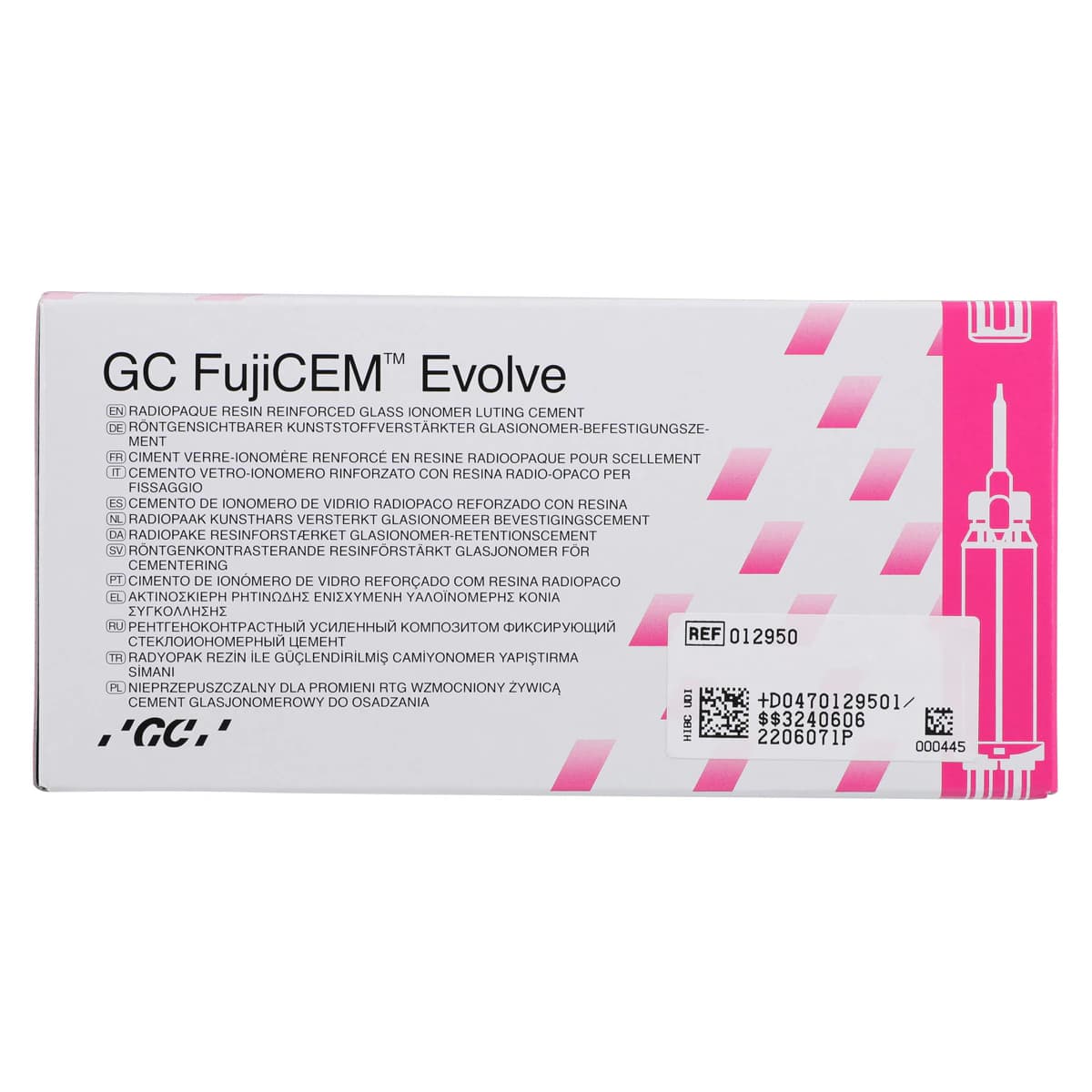 GC FujiCEM Evolve Resin-Reinforced Glass Ionomer Luting Cement, Automix Triple Pack, 9.2 g Syringes, 3/Pk, 012950 thumbnail 8