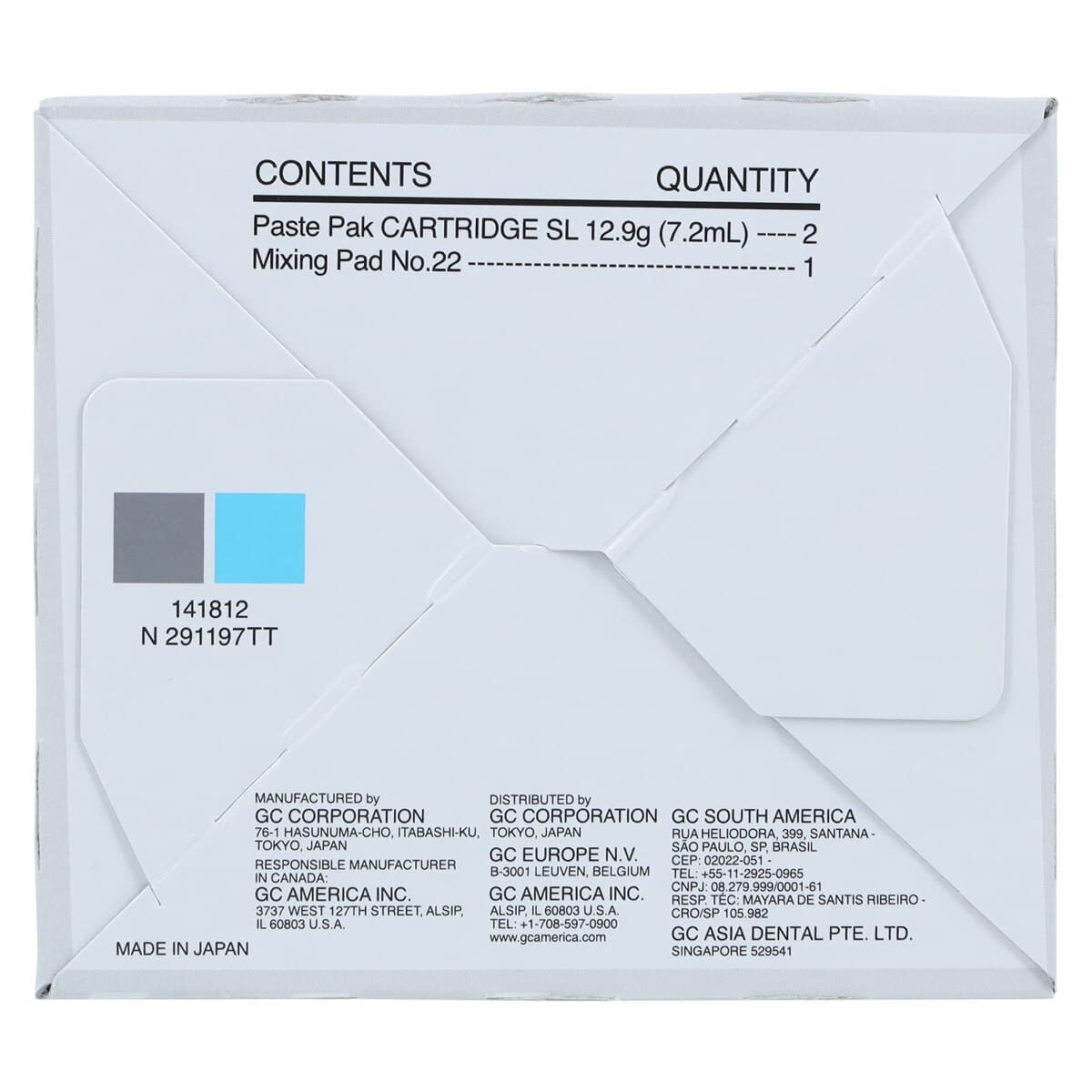GC Fuji Ortho Band LC Automix Starter Kit, Light-Cured Resin-Reinforced Glass Ionomer Orthodontic Band Cement, Blue, 2 x 7.2 mL Cartridges, 439470 thumbnail 16