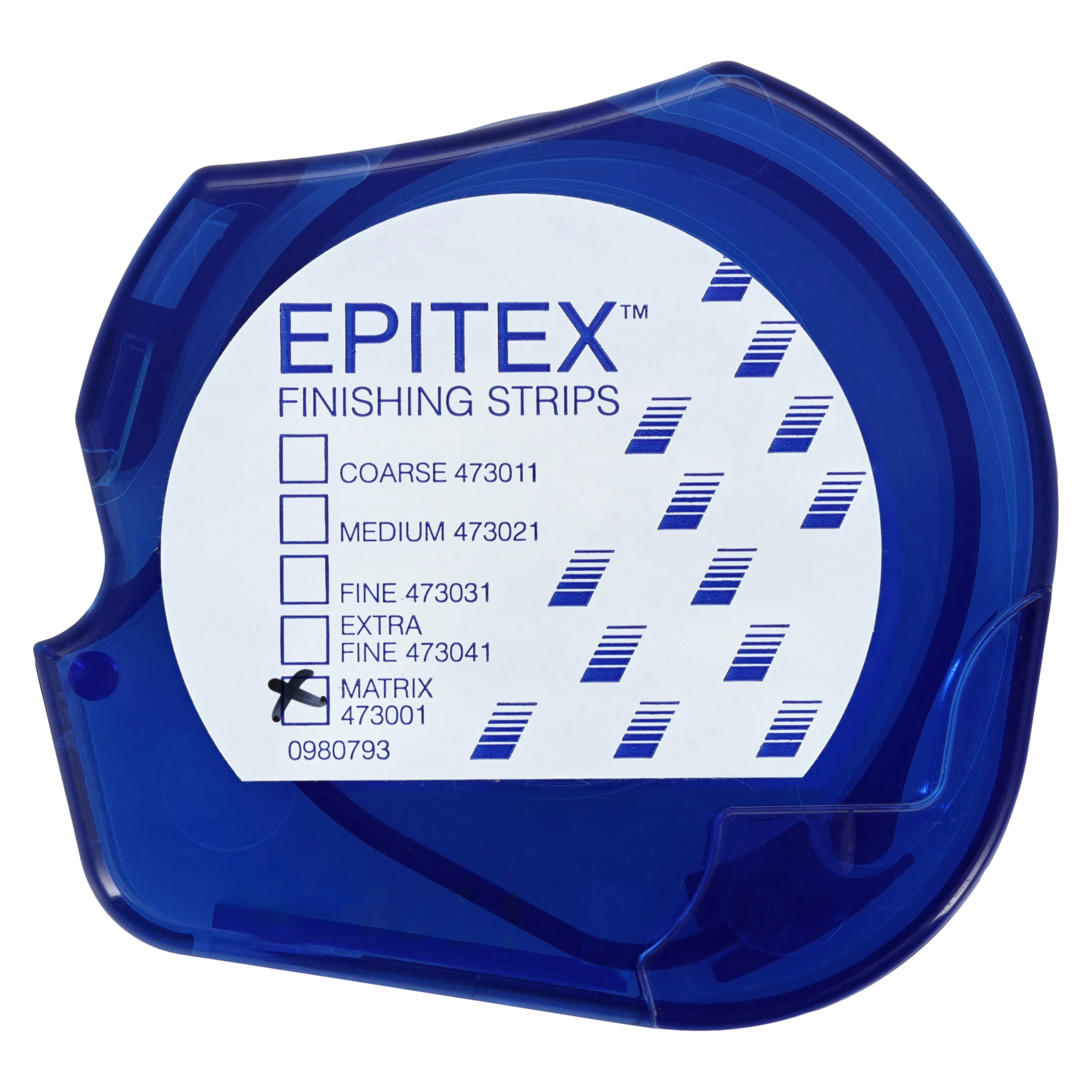 Epitex Finishing and Polishing Strips Starter Kit, 4 Grits (Coarse, Medium, Fine, Extra Fine) + Clear Matrix, 10 m Reels, 473005 thumbnail 8