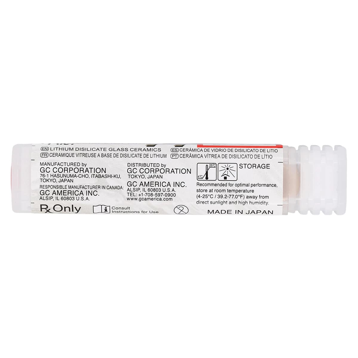 GC Initial LiSi Press Lithium Disilicate Ingot, Shade MT-A3.5, 3g, 5/Pk thumbnail 4