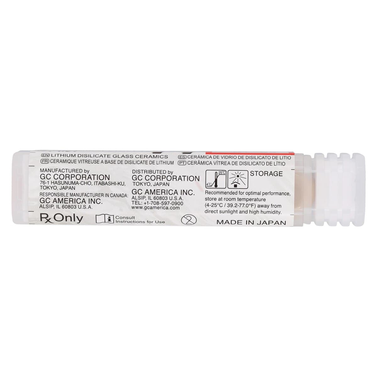 GC Initial LiSi Press Lithium Disilicate Ingot, Shade MT-B3, 3g, 5/Pk thumbnail 4