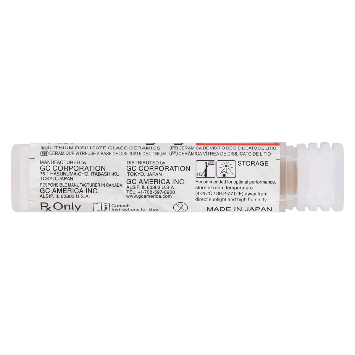 GC Initial LiSi Press Lithium Disilicate Ingot, Shade MT-C4, 3g, 5/Pk thumbnail 4