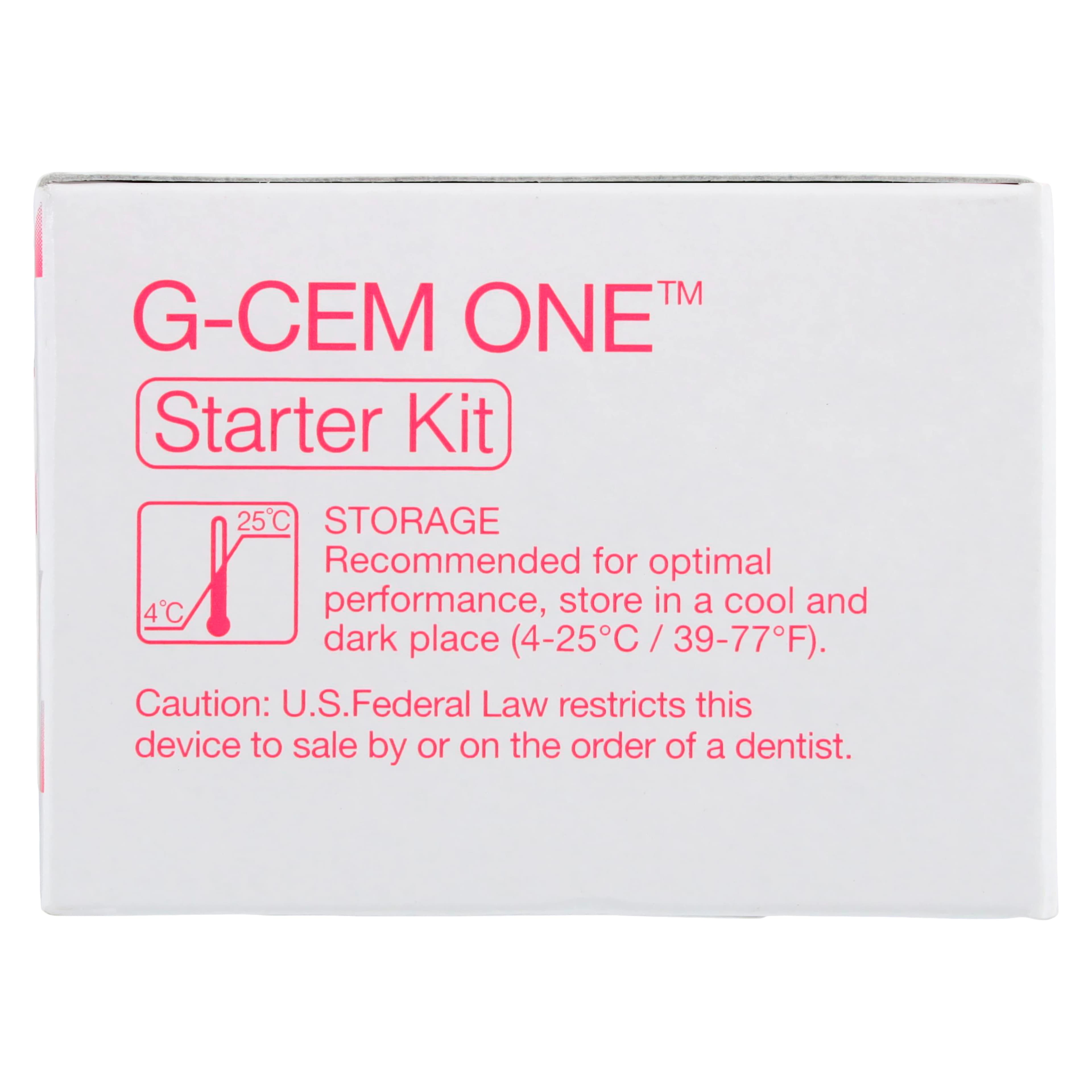 G-CEM One Self-Adhesive Resin Cement Starter Kit, Shade A2, 4.6g Syringe, 013670 thumbnail 10