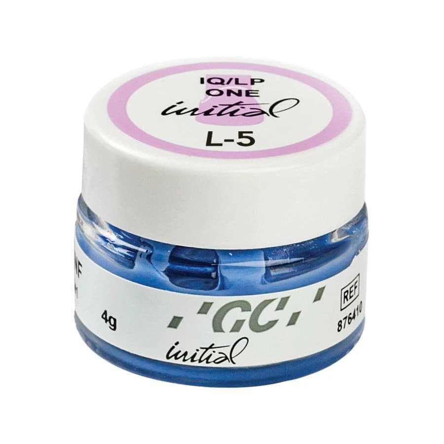 GC Initial IQ Lustre Pastes ONE Enamel Effect, Shade 5 (L-5), 4 g Jar - GC Initial IQ Lustre Pastes ONE Enamel Refill - Image 1
