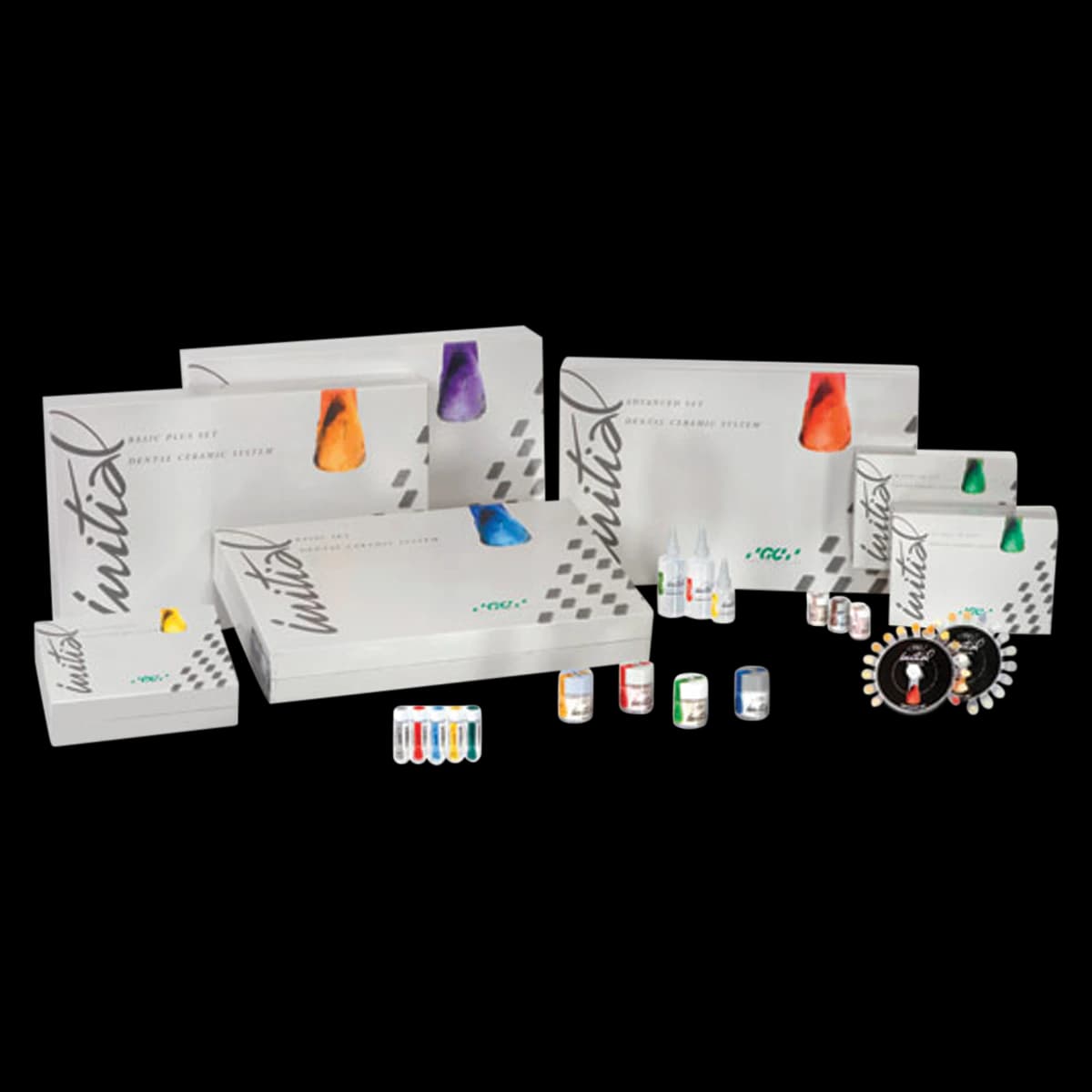 GC Initial MC Metal-Ceramic Ceramic Restoration System, Basic Set - GC America - Initial MC - Basic Set - Image 1