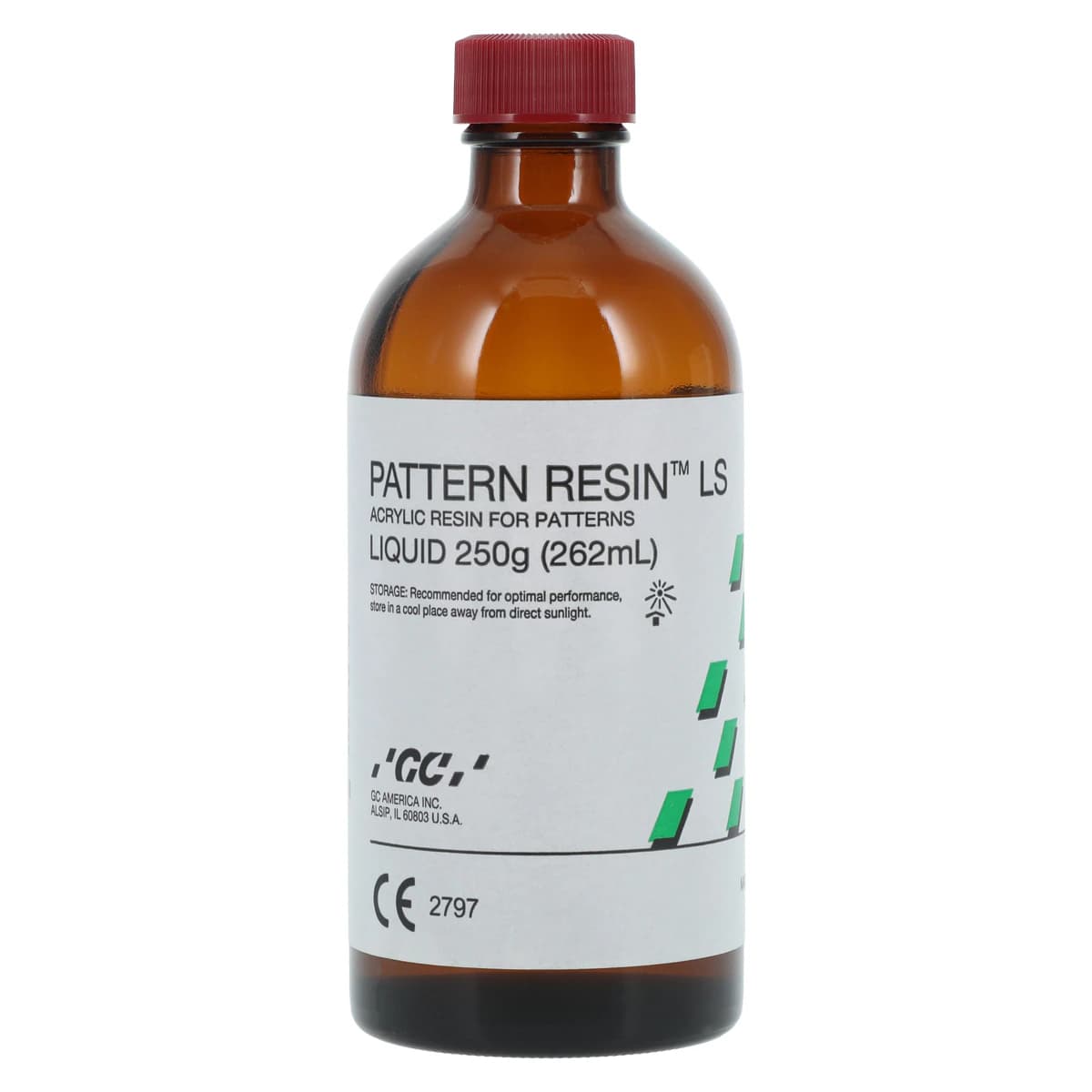 GC Pattern Resin LS Self-Curing Acrylic Die Material, Liquid Refill, 250 g / 262 mL, 335205 thumbnail 3
