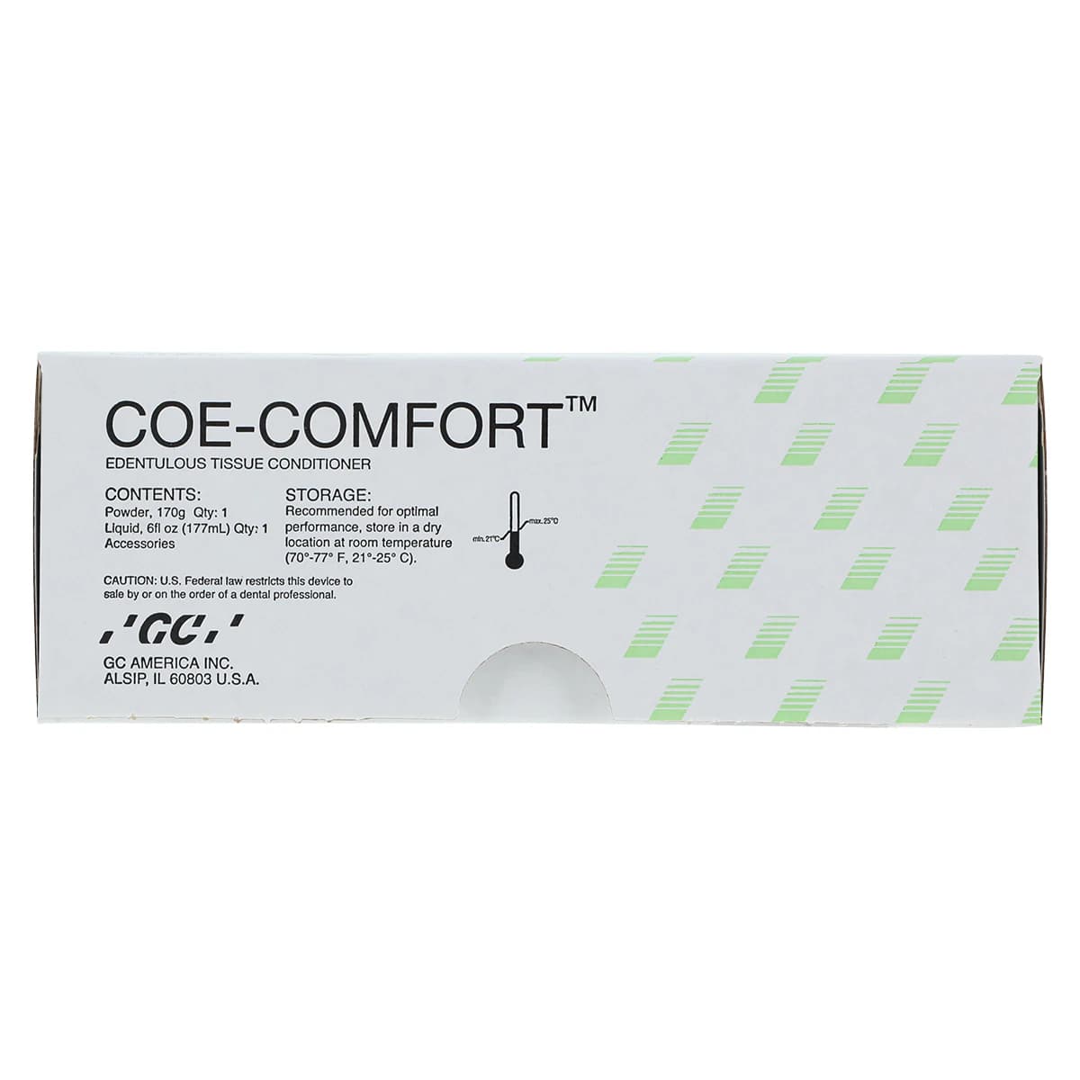 Coe-Comfort Self-Cure Chairside Edentulous Tissue Conditioner, Professional Package, 6 oz Powder & 6 oz Liquid, 341001 thumbnail 6
