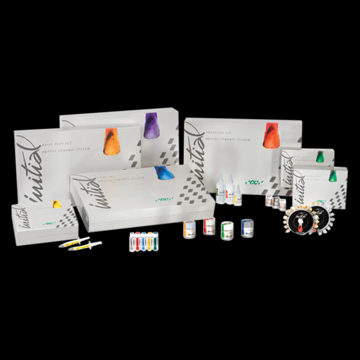 GC Initial MC Advanced Set Metal-Ceramic Ceramic Restoration System - GC America - Initial MC - Advanced Set - Image 1