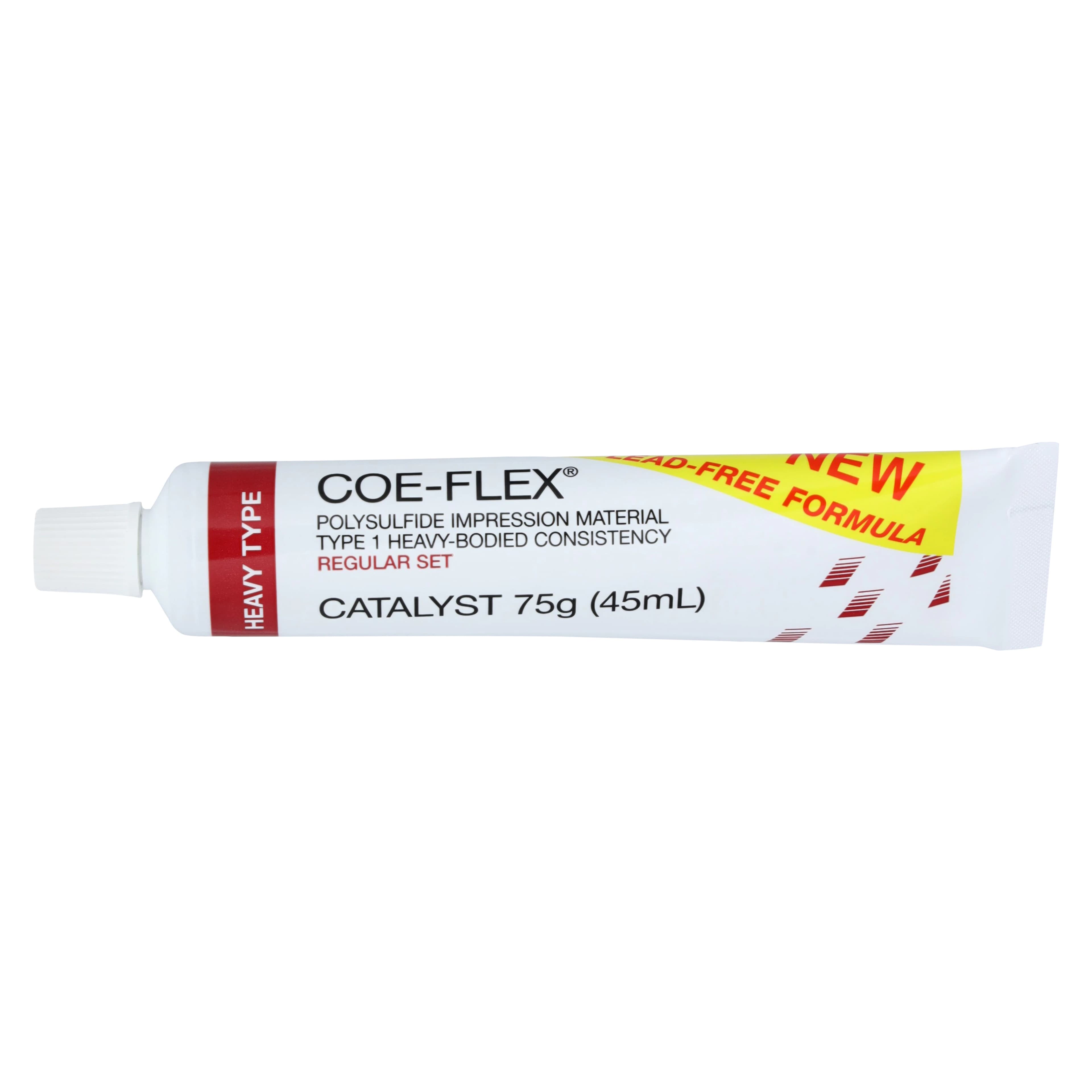COE-FLEX Lead-Free Polysulfide Impression Material, Heavy Body, Standard Package, 90 mL Base / 45 mL Catalyst / 13-15 mL Adhesive, Regular Set, 131004 thumbnail 3