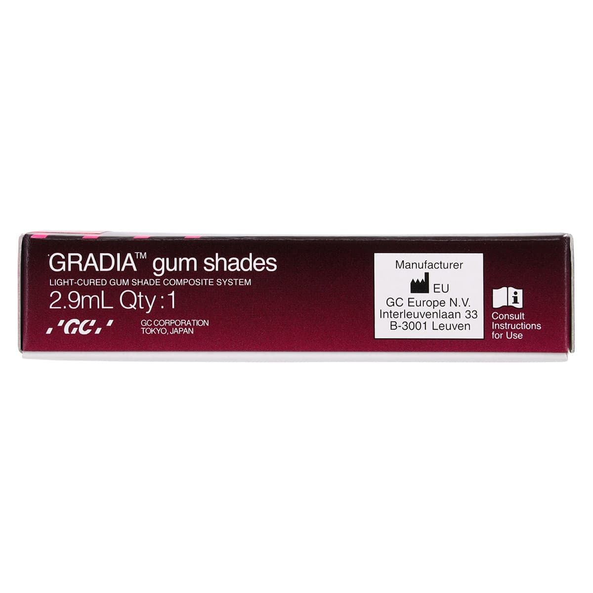 GC Gradia Gum Shades Light-Cure Gingival Composite, G23, 2.9 mL Syringe, 1/Pk thumbnail 4