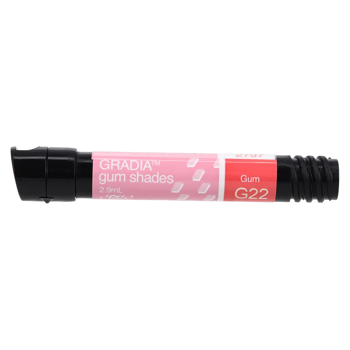 GC Gradia Gum Opaque G22 Light-Cure Indirect Restorative Composite, 2.9 mL Syringe, 001896 thumbnail 2