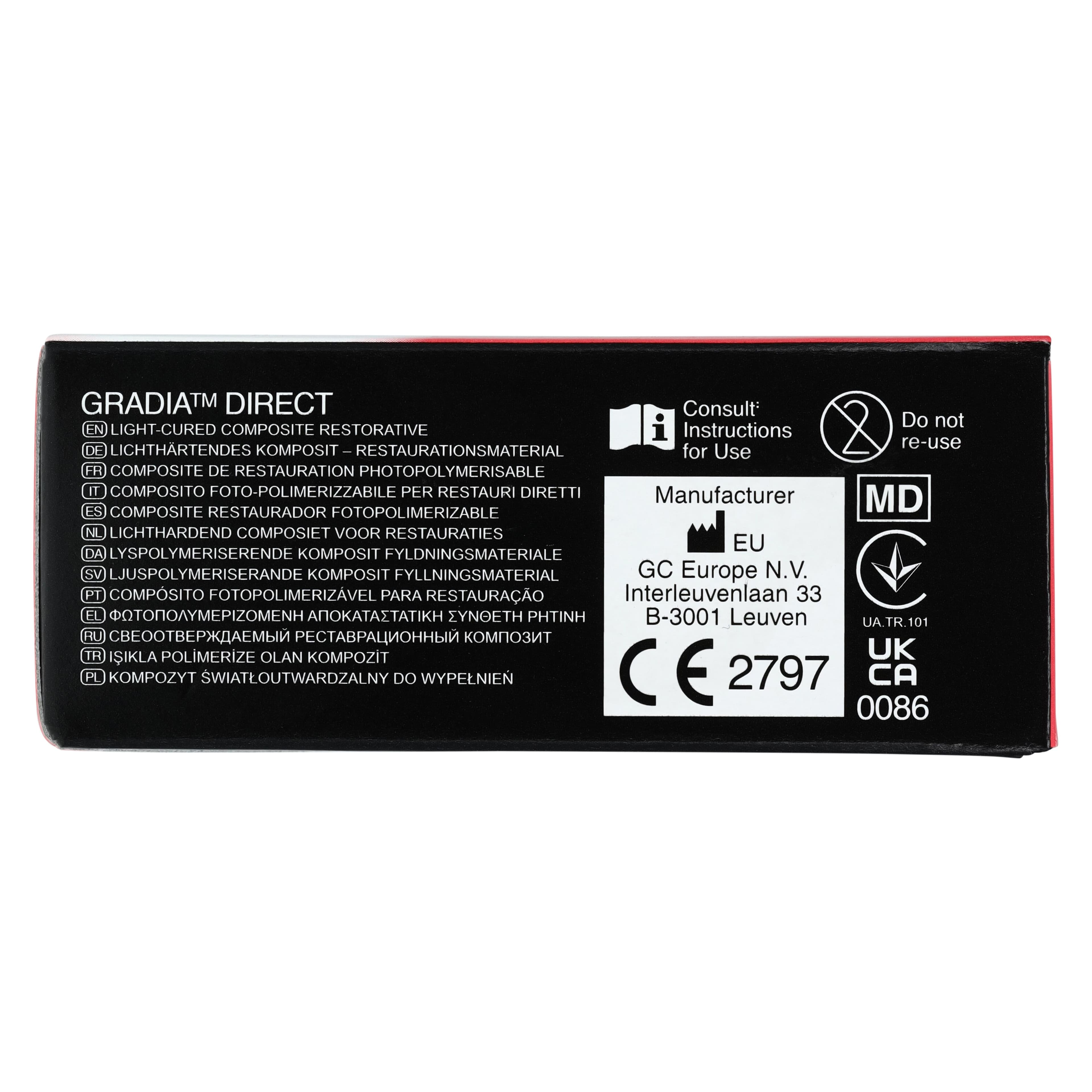 Gradia Direct Microfilled Hybrid Resin Composite, P-A2 Posterior Radiopaque, 0.16 mL Unitip Refill, 20/Pkg, 001998 thumbnail 4