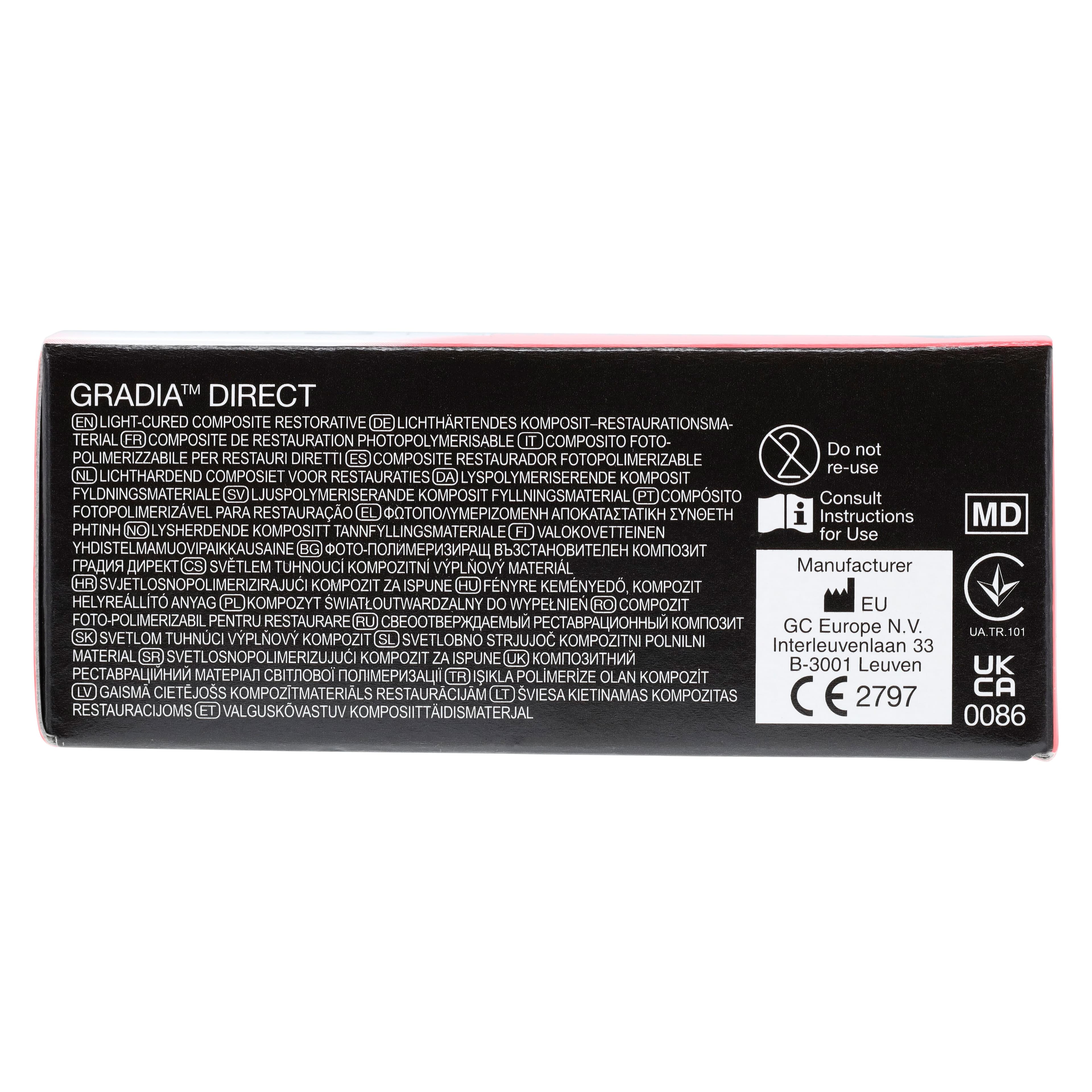 GC Gradia Direct Unitip Refill, P-A3 Posterior Radiopaque, 0.16 ml, 20/Pk, 001999 thumbnail 3
