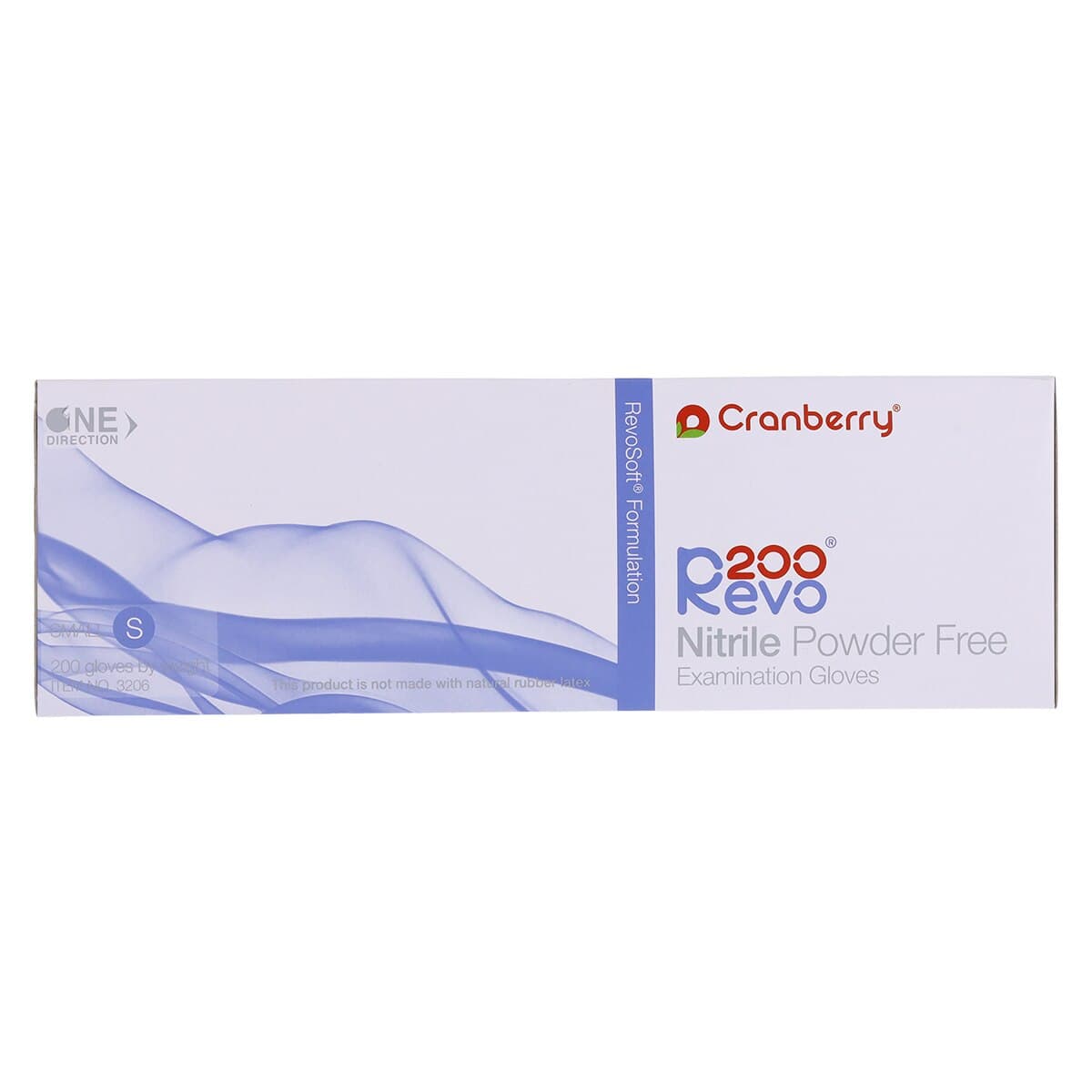 Cranberry Revo200 Nitrile Examination Gloves, Powder-Free, Latex-Free, Small, Dark Blue, 200/Box, CR3206 thumbnail 7