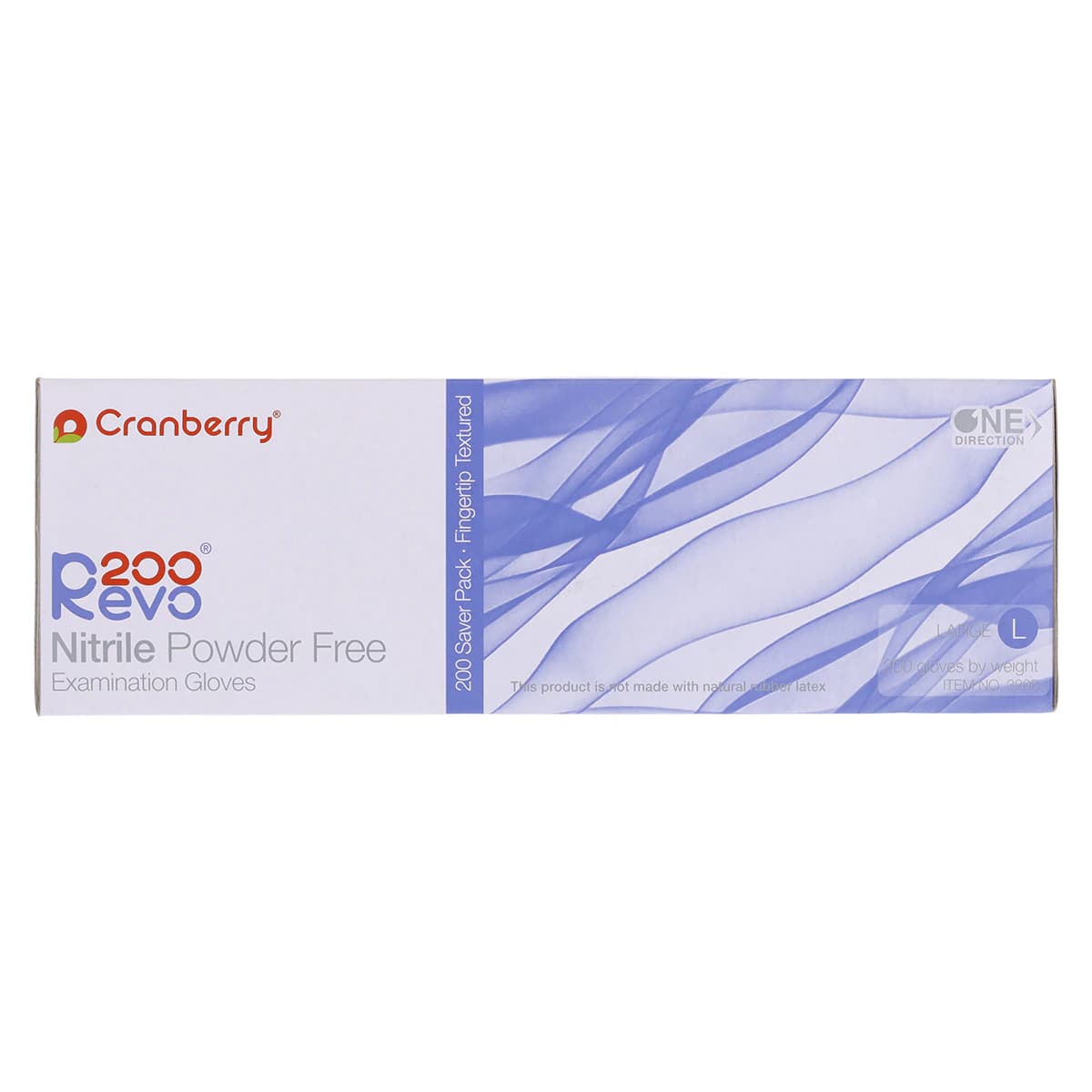 Cranberry Revo200 Nitrile Examination Gloves, Powder-Free, Latex-Free, Large, Dark Blue, 200/Box, CR3208 thumbnail 6