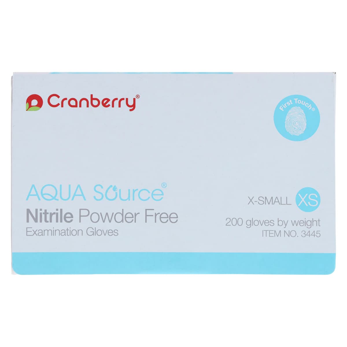 Cranberry Aqua Source Nitrile Exam Gloves, Powder Free, Non-Sterile, Extra Small, Aqua, 200/Box, CR3445 thumbnail 8