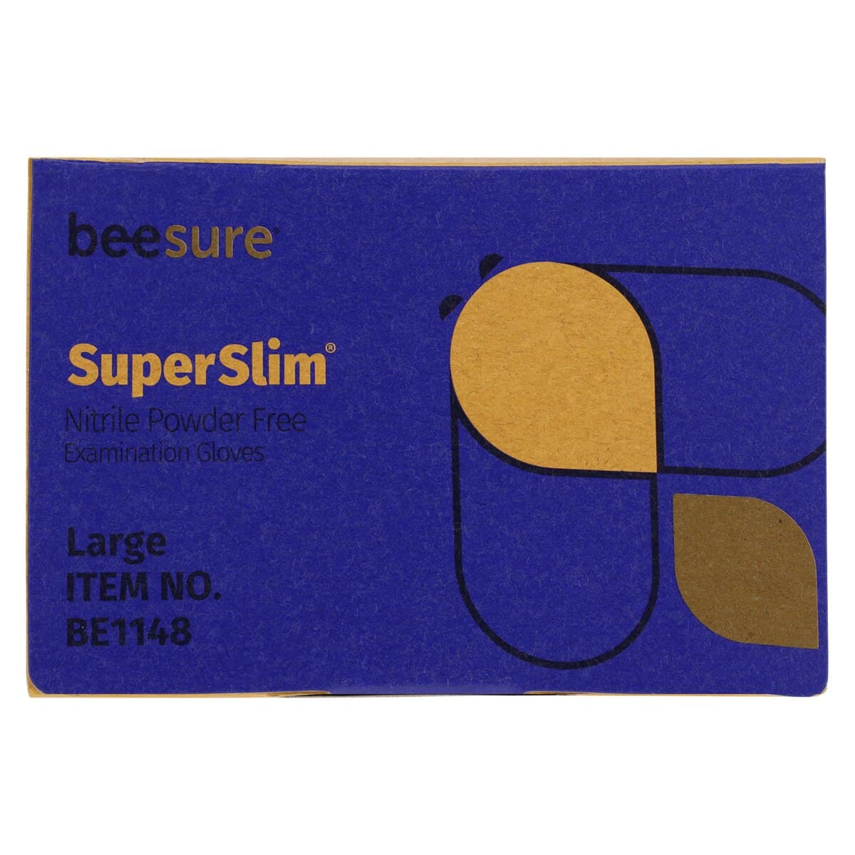 BeeSure SuperSlim Nitrile Examination Gloves, Powder-Free, Large, Cobalt Blue, 300/Box, BE1148 thumbnail 6