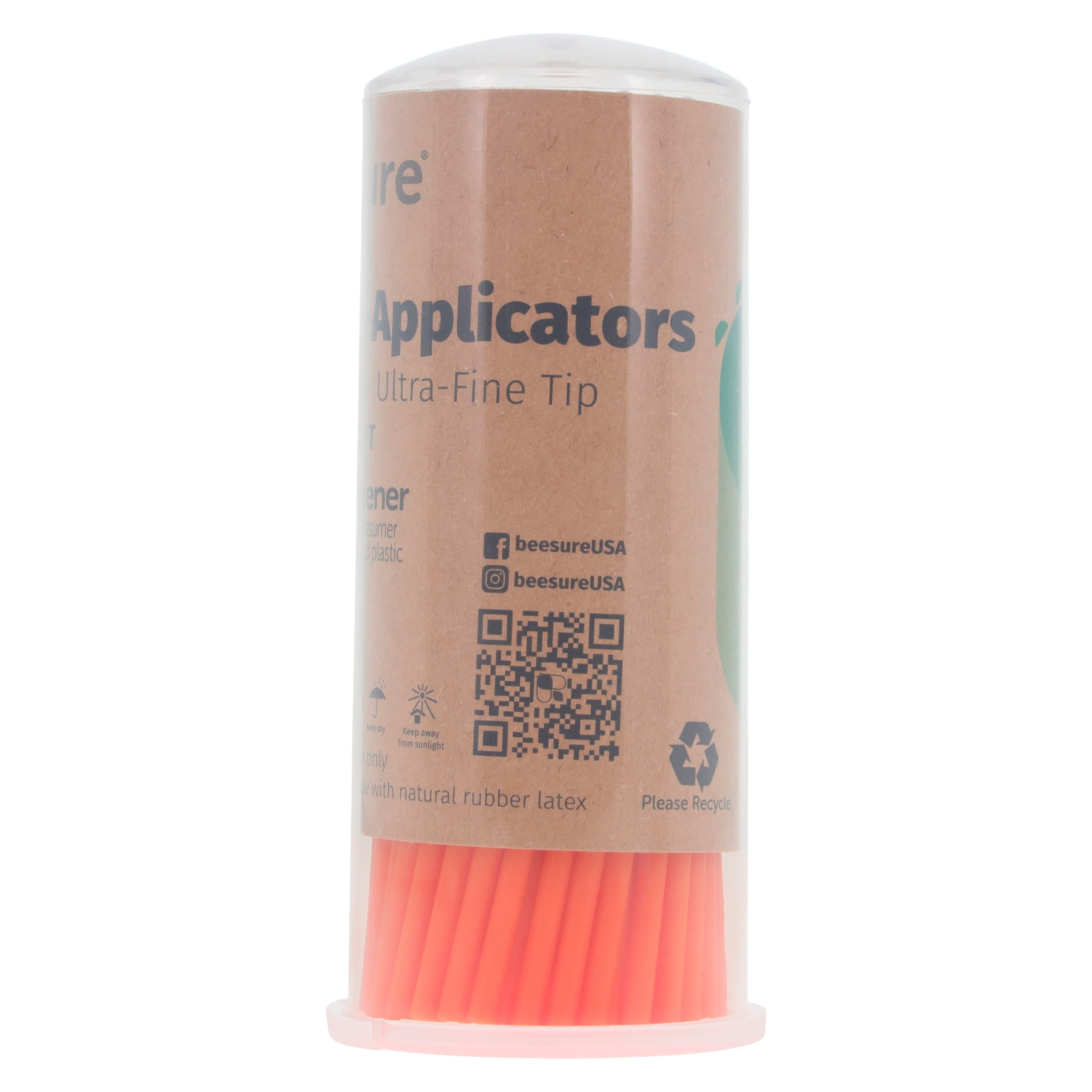 BeeSure Ultra-Fine Micro Applicator Tubes, Orange, 1.5mm, 400/Box, BE502T thumbnail 4