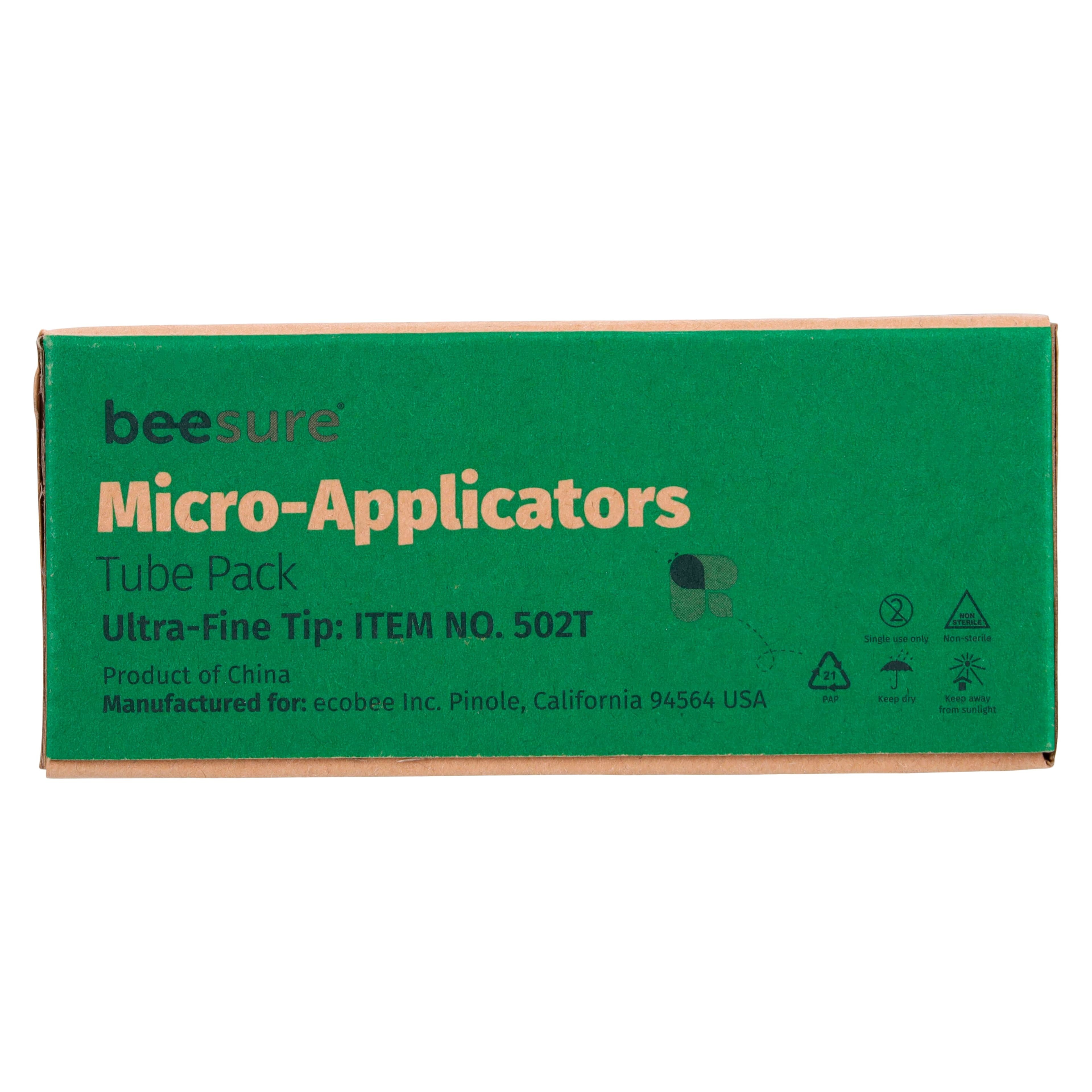 BeeSure Ultra-Fine Micro Applicator Tubes, Orange, 1.5mm, 400/Box, BE502T thumbnail 6